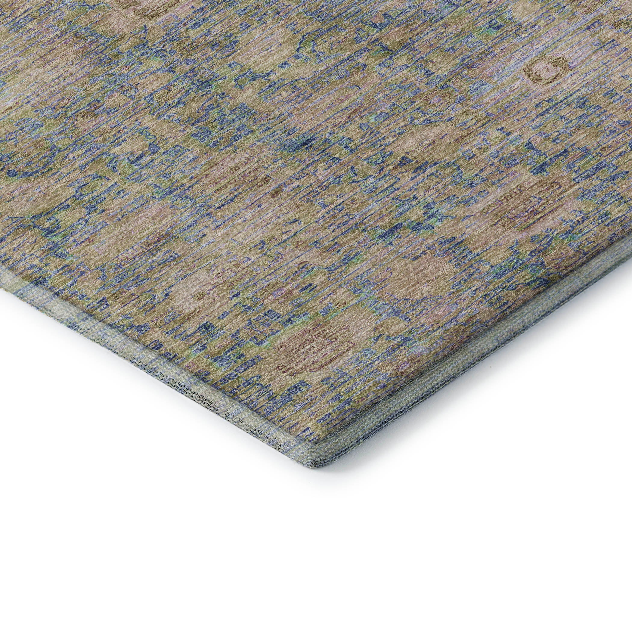 Siena Machine Washable Transitional Coral Orange Rug 1'8" x 2'6" #shape_Rectangle