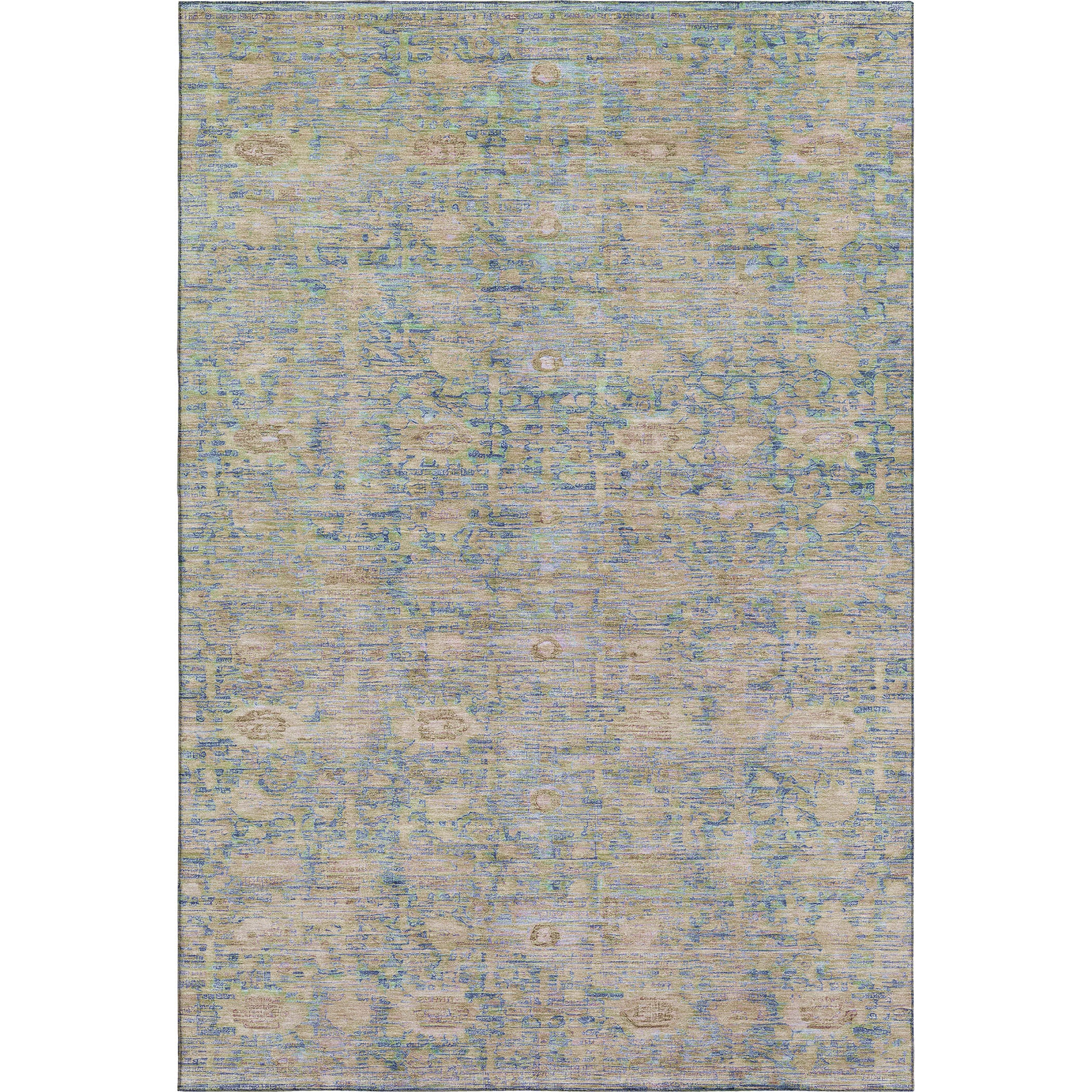 Siena Machine Washable Transitional Coral Orange Rug 2'6" x 3'10" #shape_Rectangle