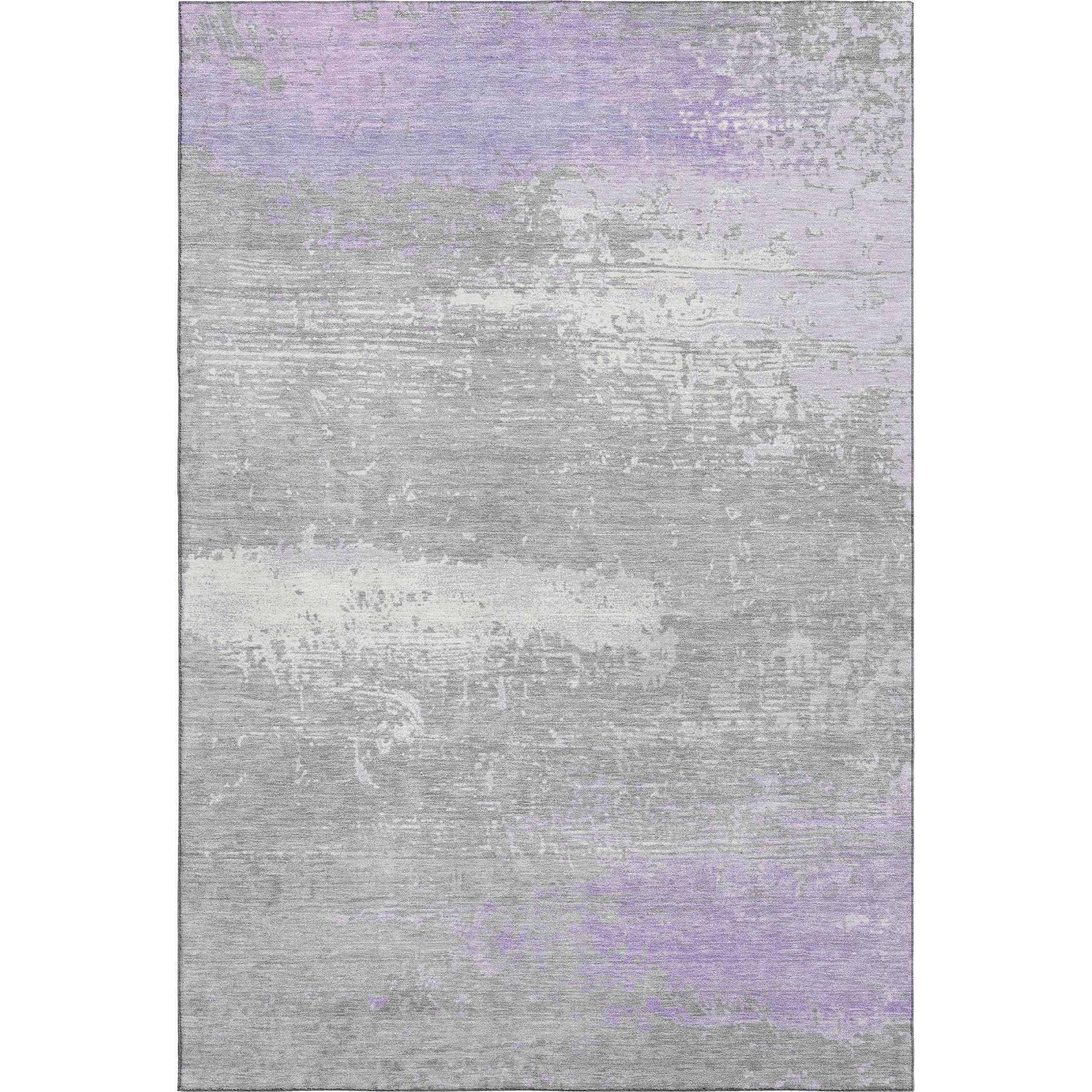 Porto Machine Washable Transitional Lavender Purple Rug 2'6" x 3'10" #shape_Rectangle