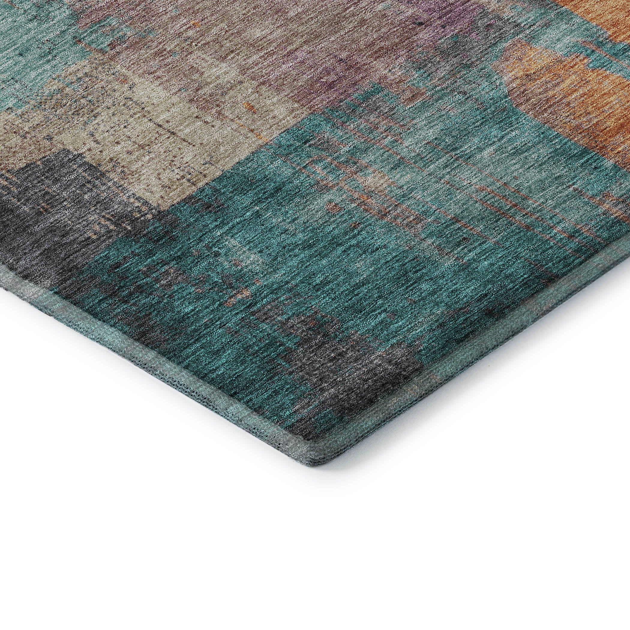 Bruges Machine Washable Transitional Charcoal Gray Rug 1'8" x 2'6" #shape_Rectangle