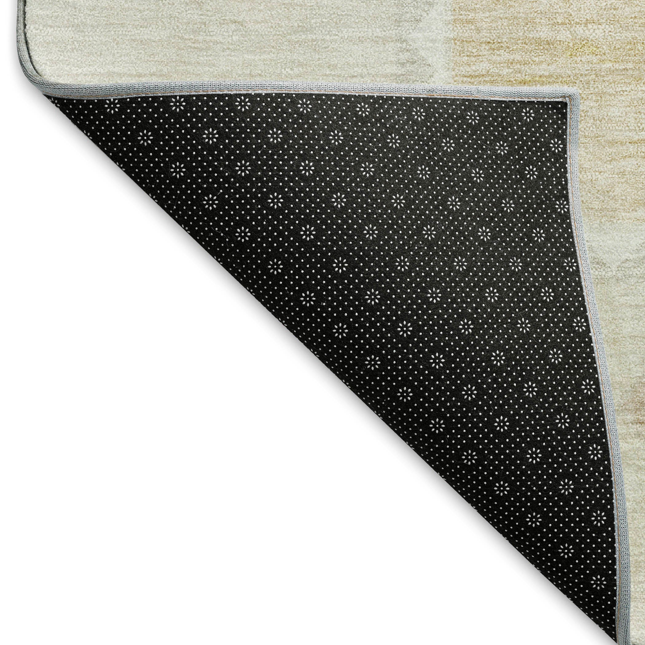 Vienna Machine Washable Southwest Gray Ivory Rug 1'8" x 2'6" #shape_Rectangle