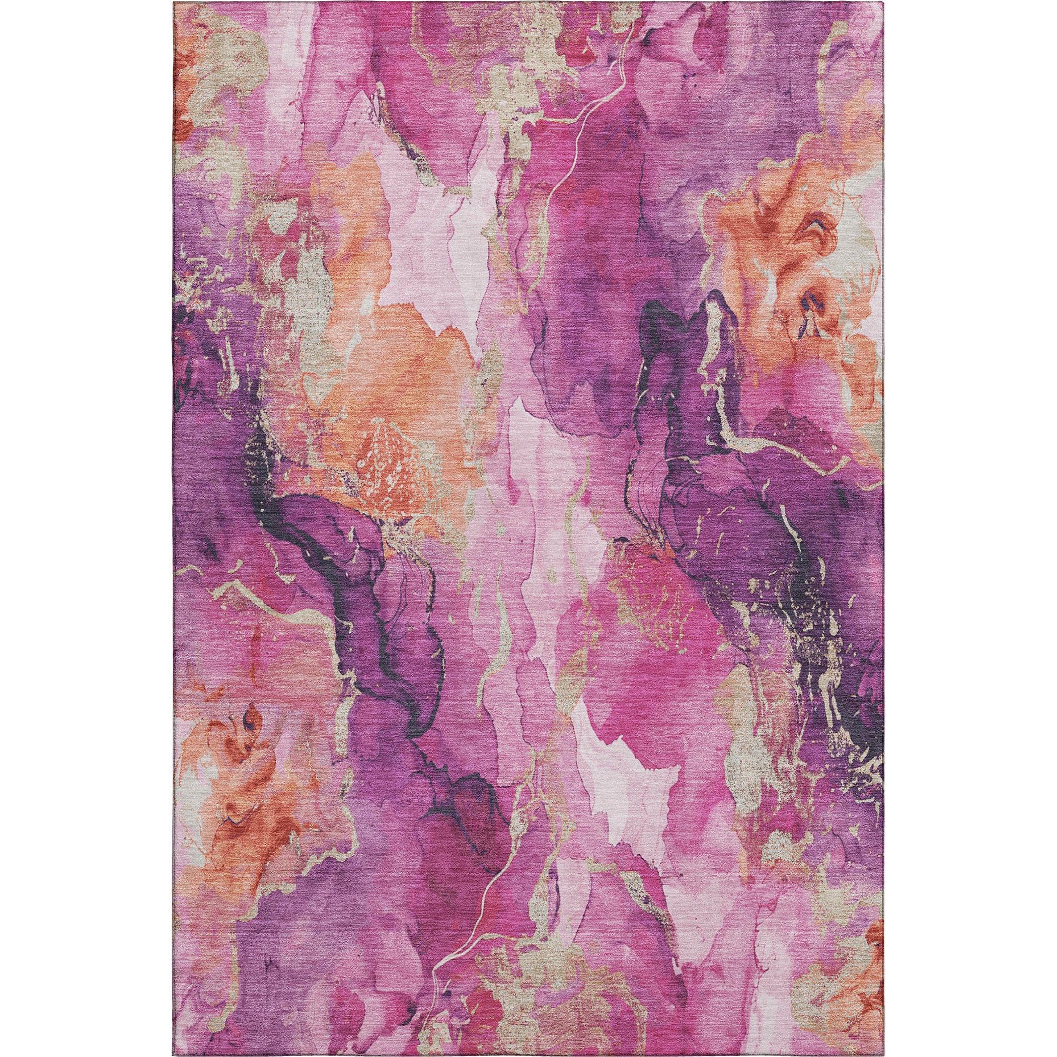Montevideo Machine Washable Transitional Garnet Red Rug 2'6" x 3'10" #shape_Rectangle