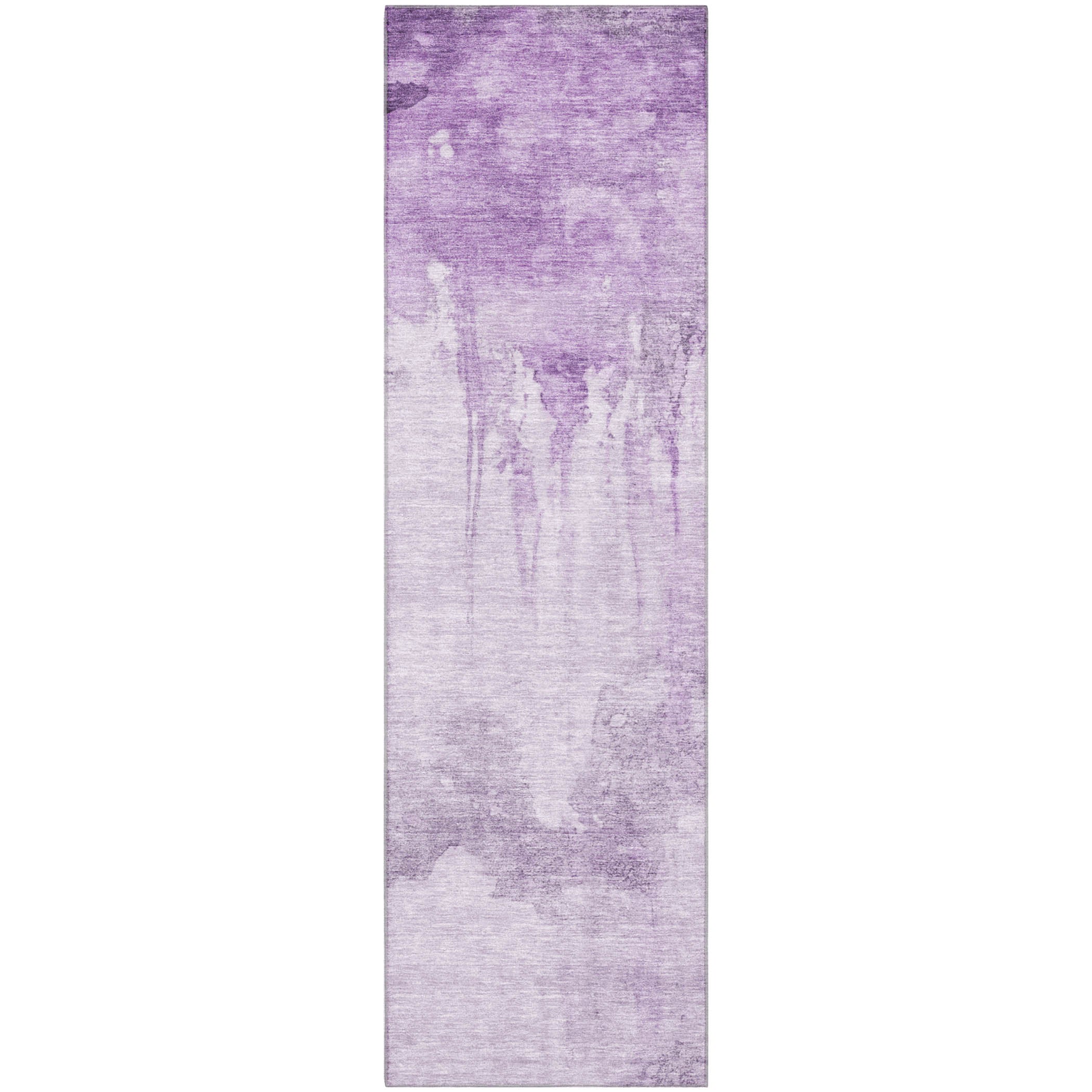 Florence Machine Washable Transitional Lavender Purple Rug 2'3" x 7'6" #shape_Runner