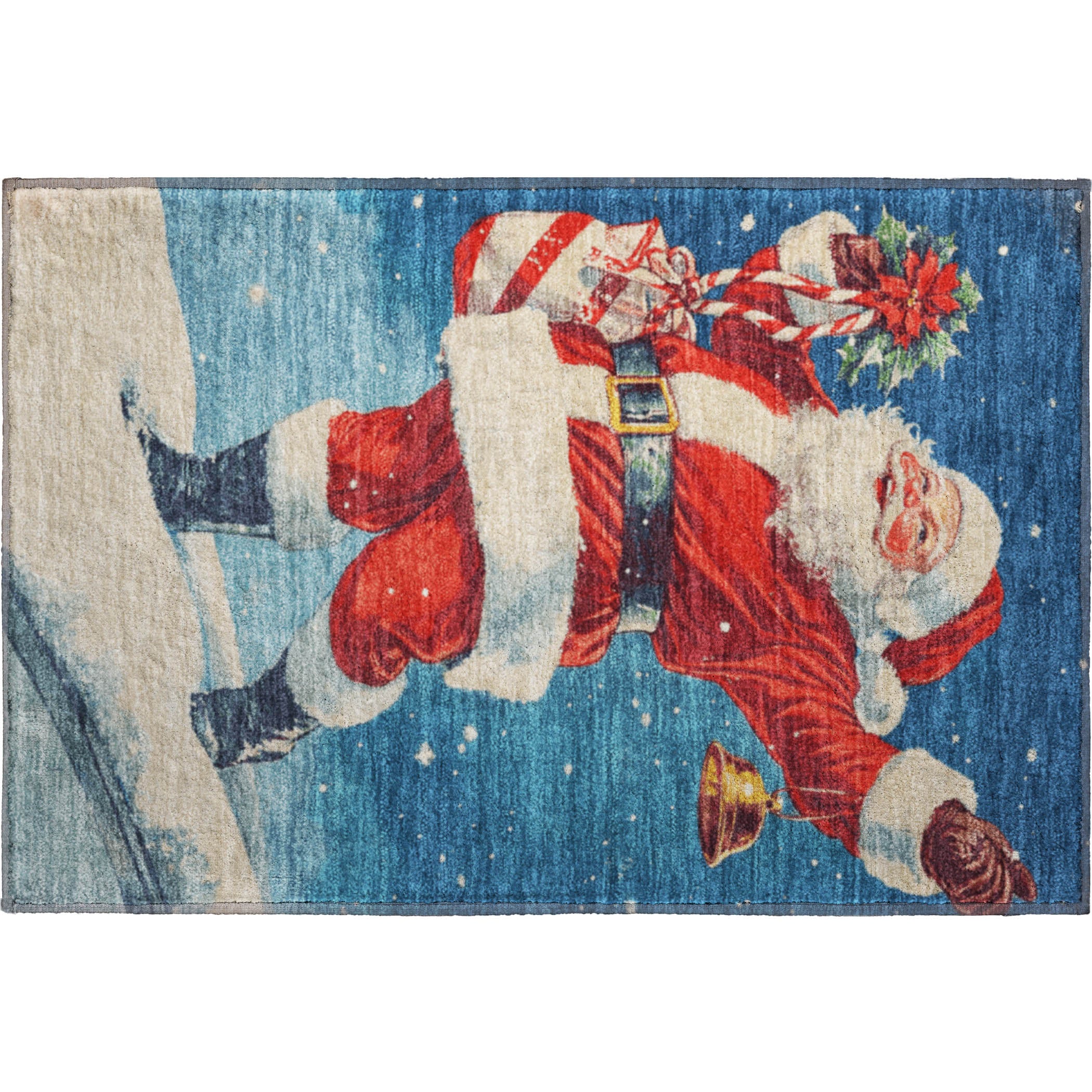 Nairobi Machine Washable Transitional Blue Rug 1'8" x 2'6" #shape_Rectangle