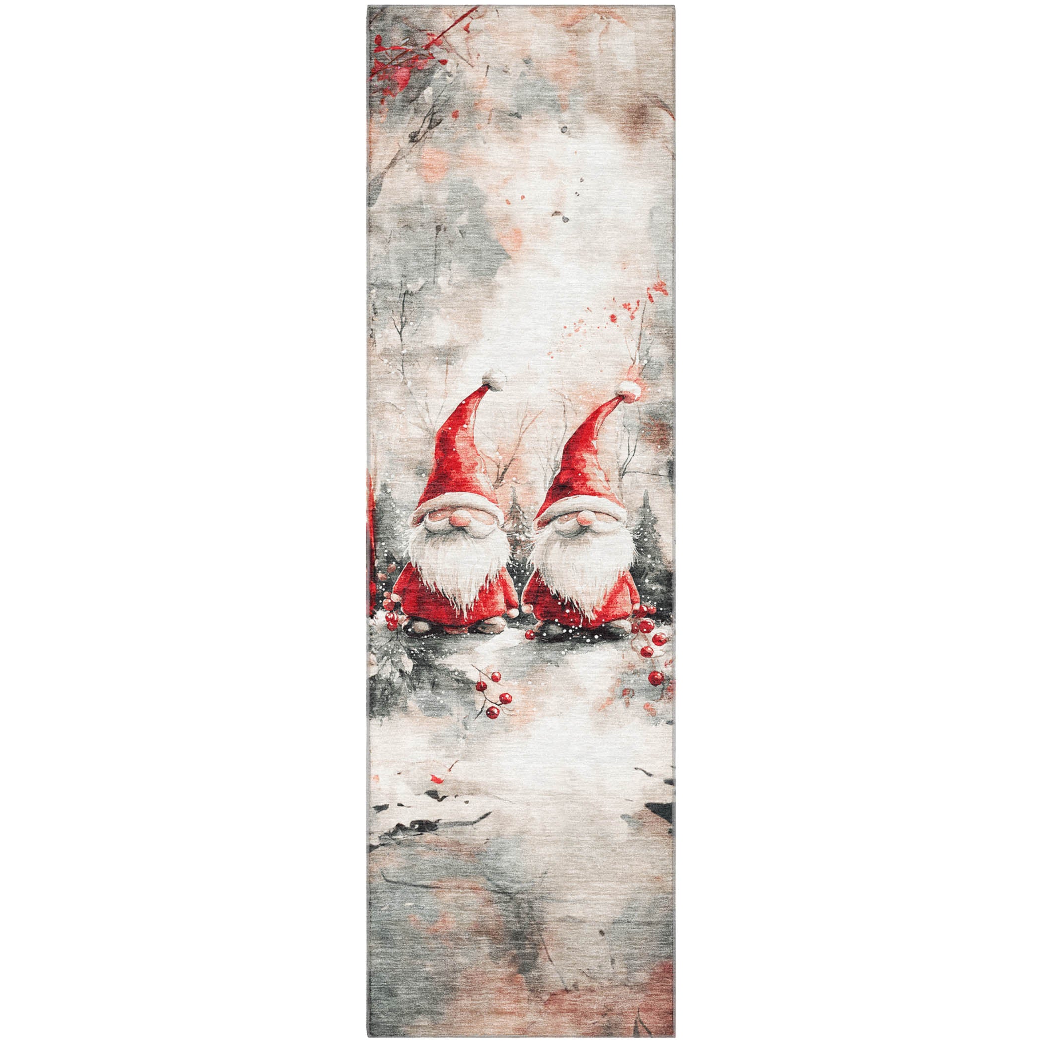 Porto Machine Washable Transitional Ivory Rug 2'3" x 7'6" #shape_Runner