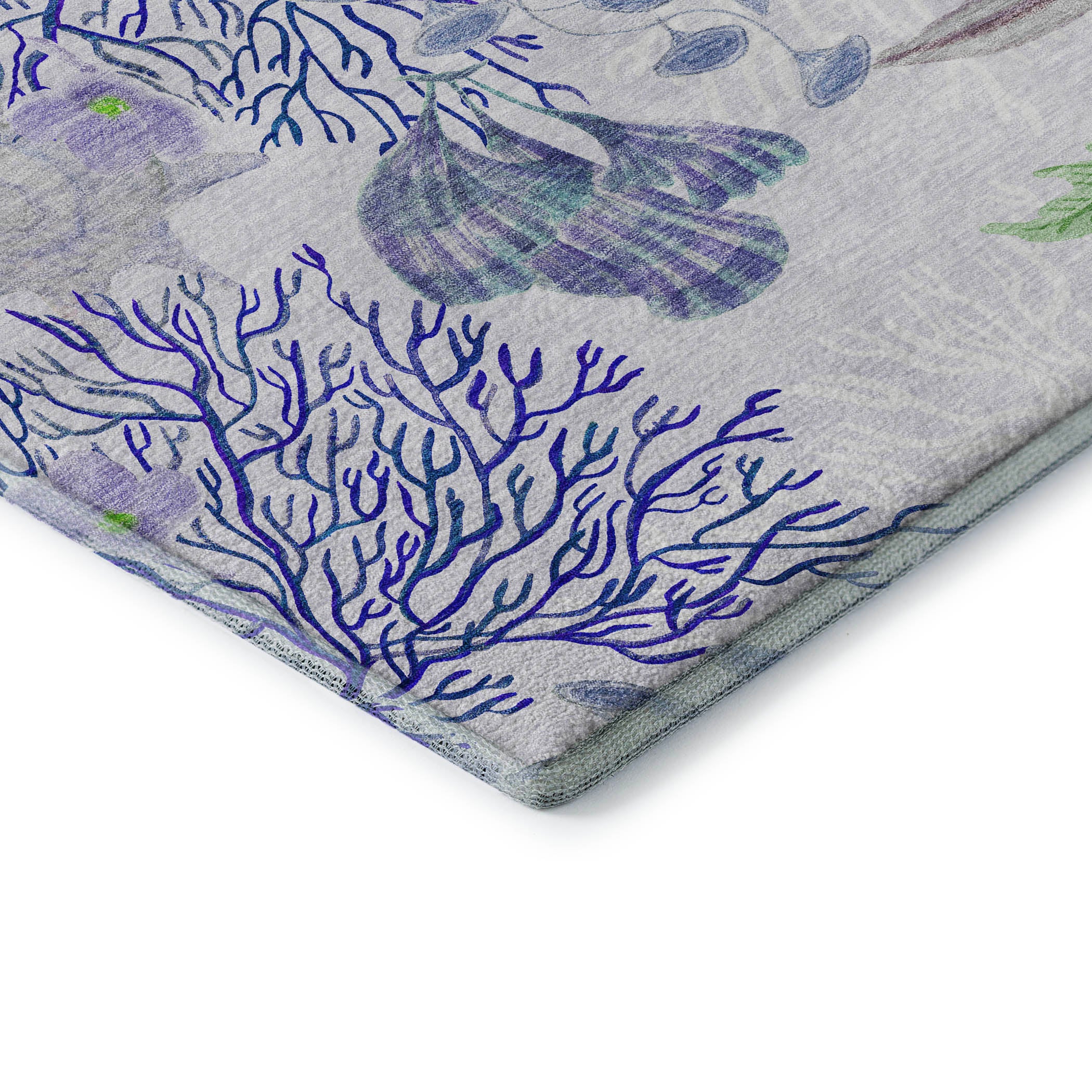 Budapest Machine Washable Coastal Blue Purple Rug 1'8" x 2'6" #shape_Rectangle
