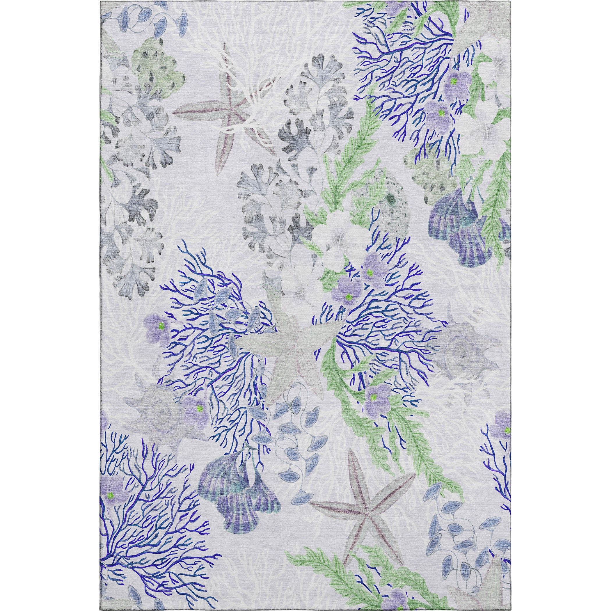 Budapest Machine Washable Coastal Blue Purple Rug 2'6" x 3'10" #shape_Rectangle