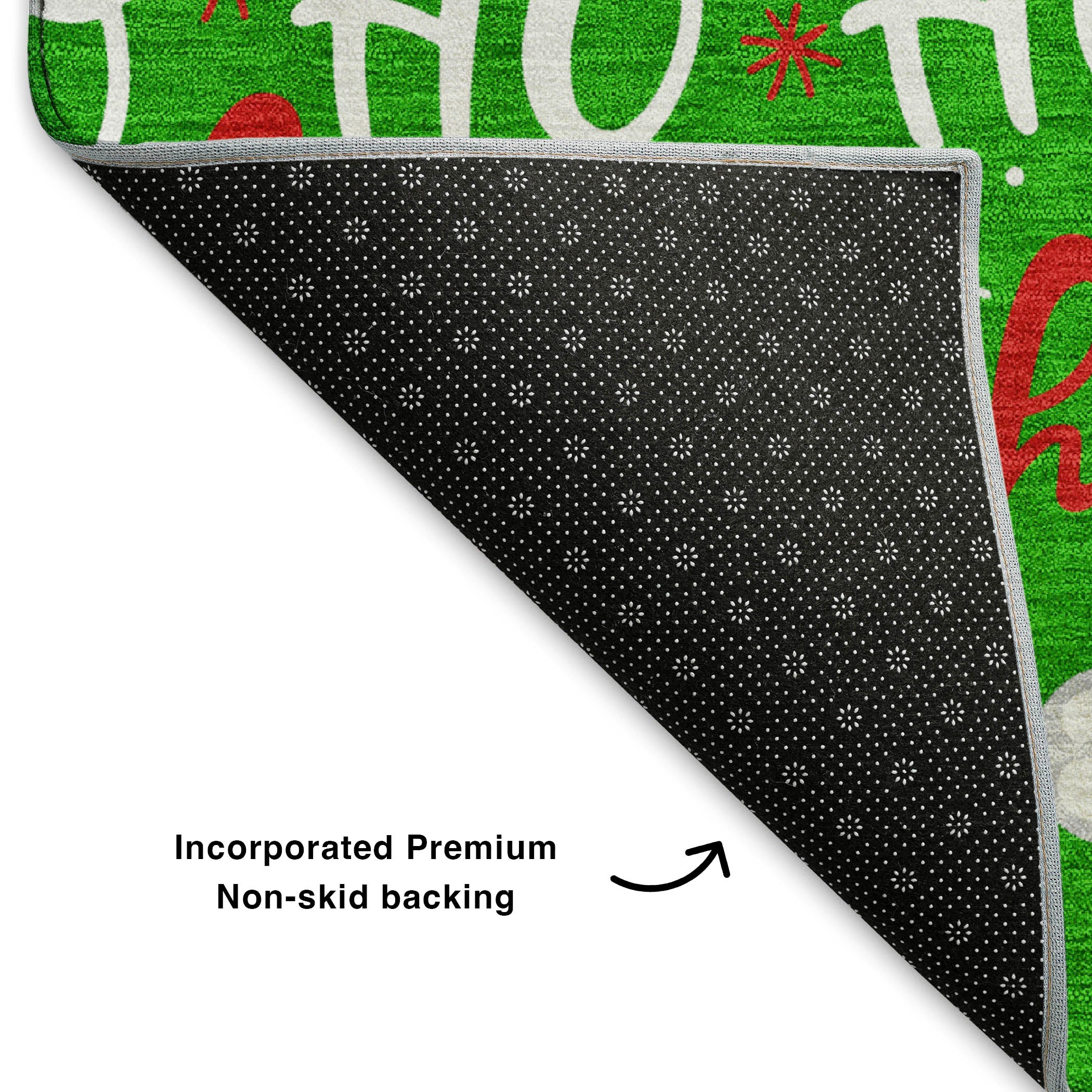 Hoi An Machine Washable Transitional Green Rug 1'8" x 2'6" #shape_Rectangle
