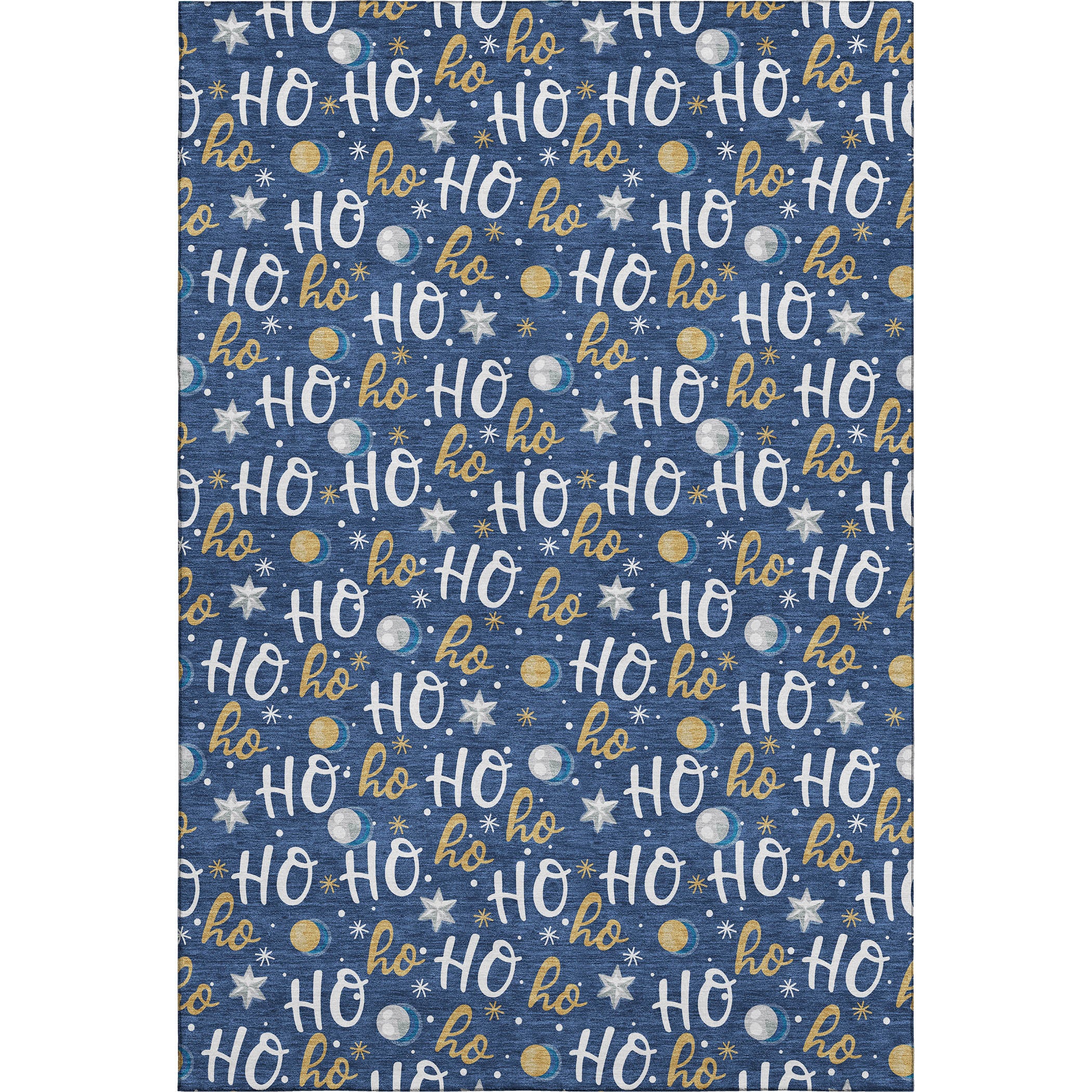 Hoi An Machine Washable Transitional Navy Blue Rug 2'6" x 3'10" #shape_Rectangle