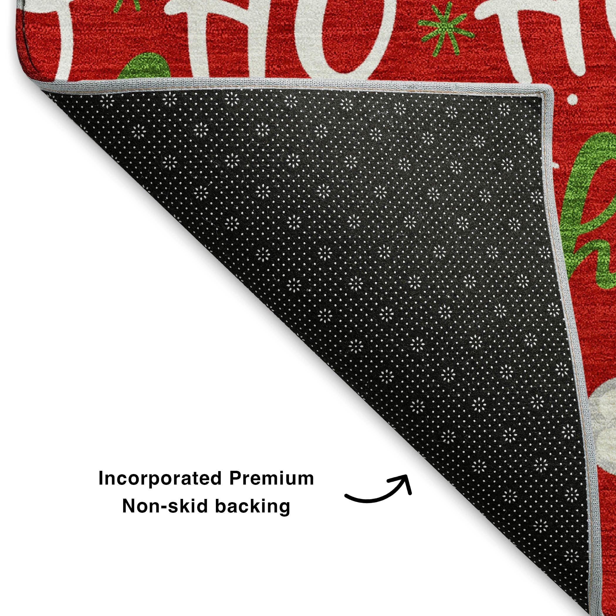 Hoi An Machine Washable Transitional Red Rug 1'8" x 2'6" #shape_Rectangle