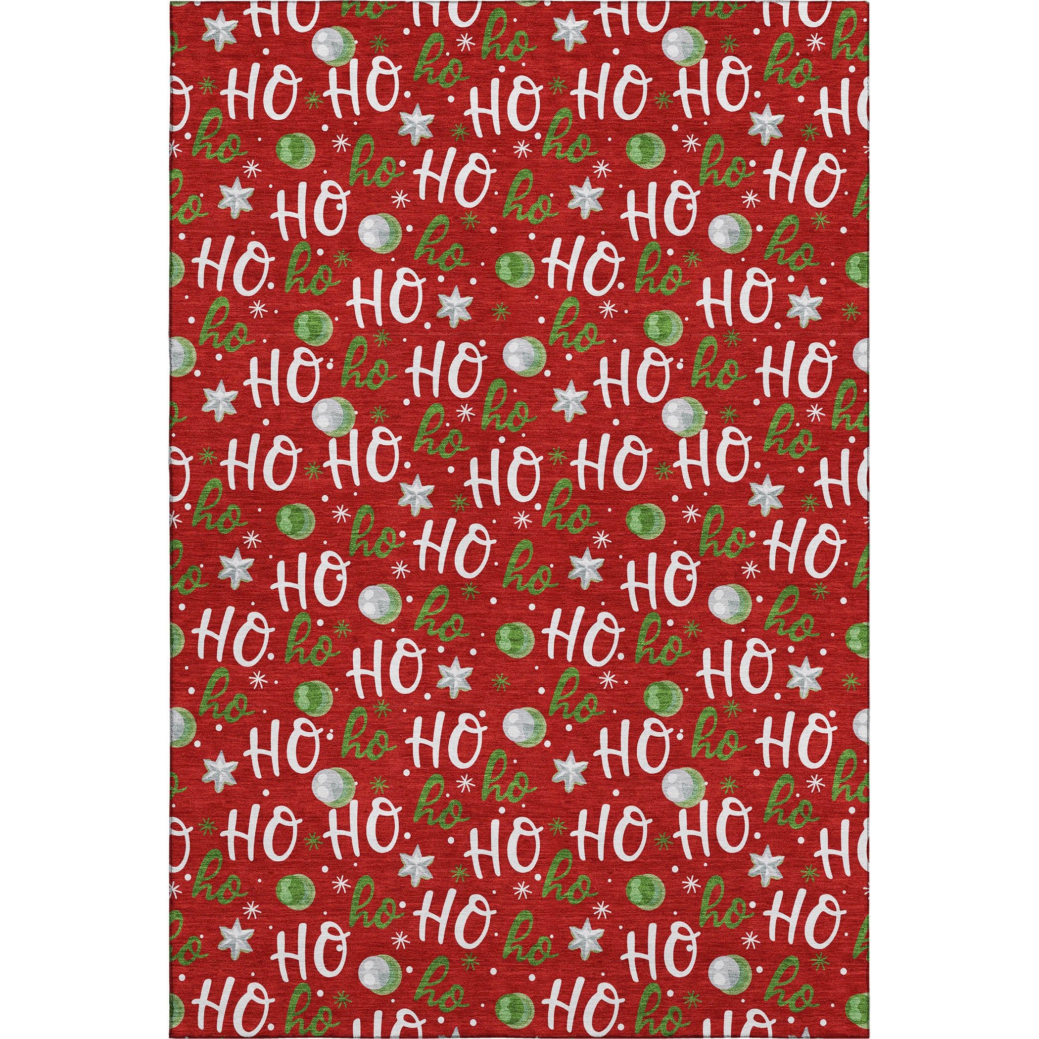 Hoi An Machine Washable Transitional Red Rug 2'6" x 3'10" #shape_Rectangle