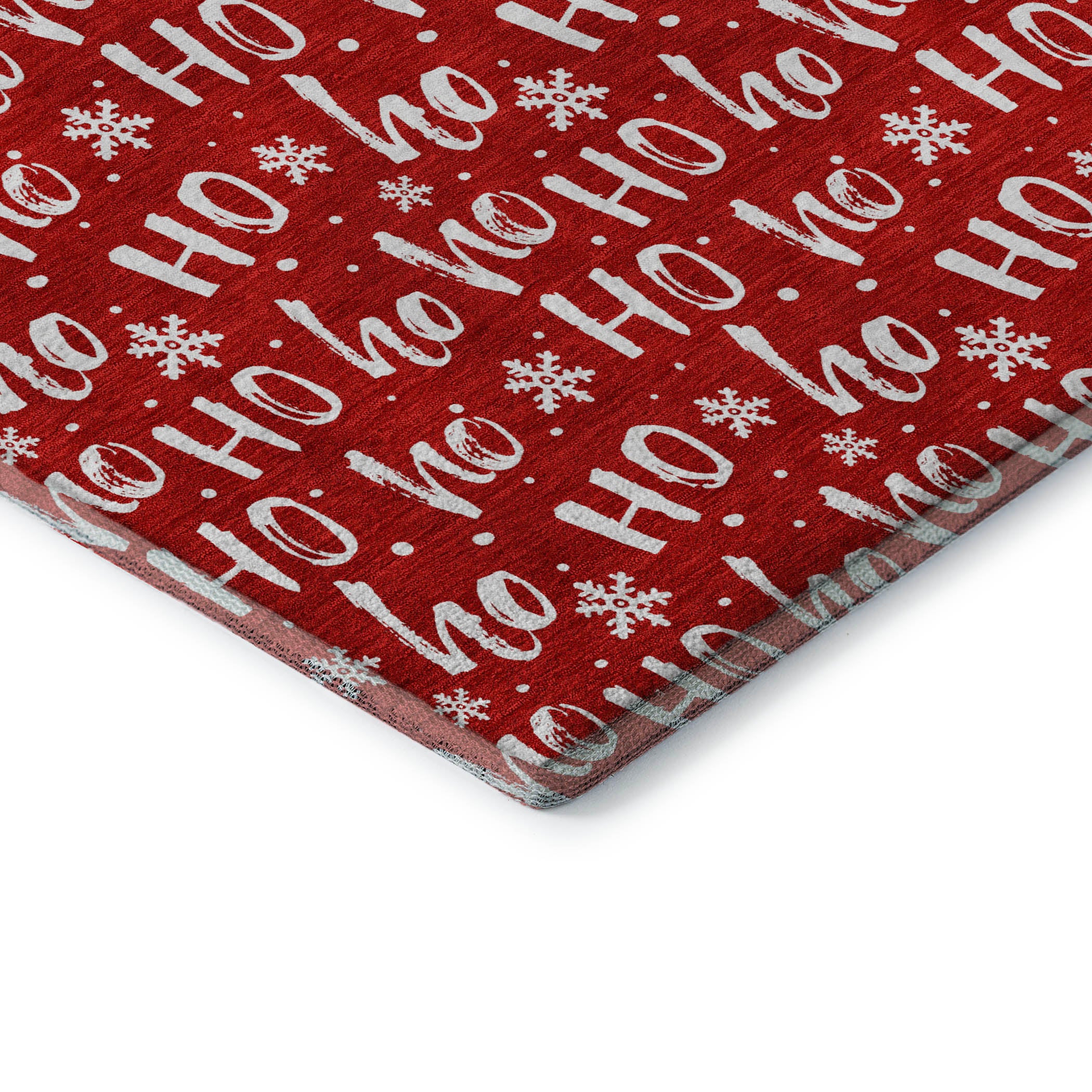 Queenstown Machine Washable Transitional Red Rug 1'8" x 2'6" #shape_Rectangle