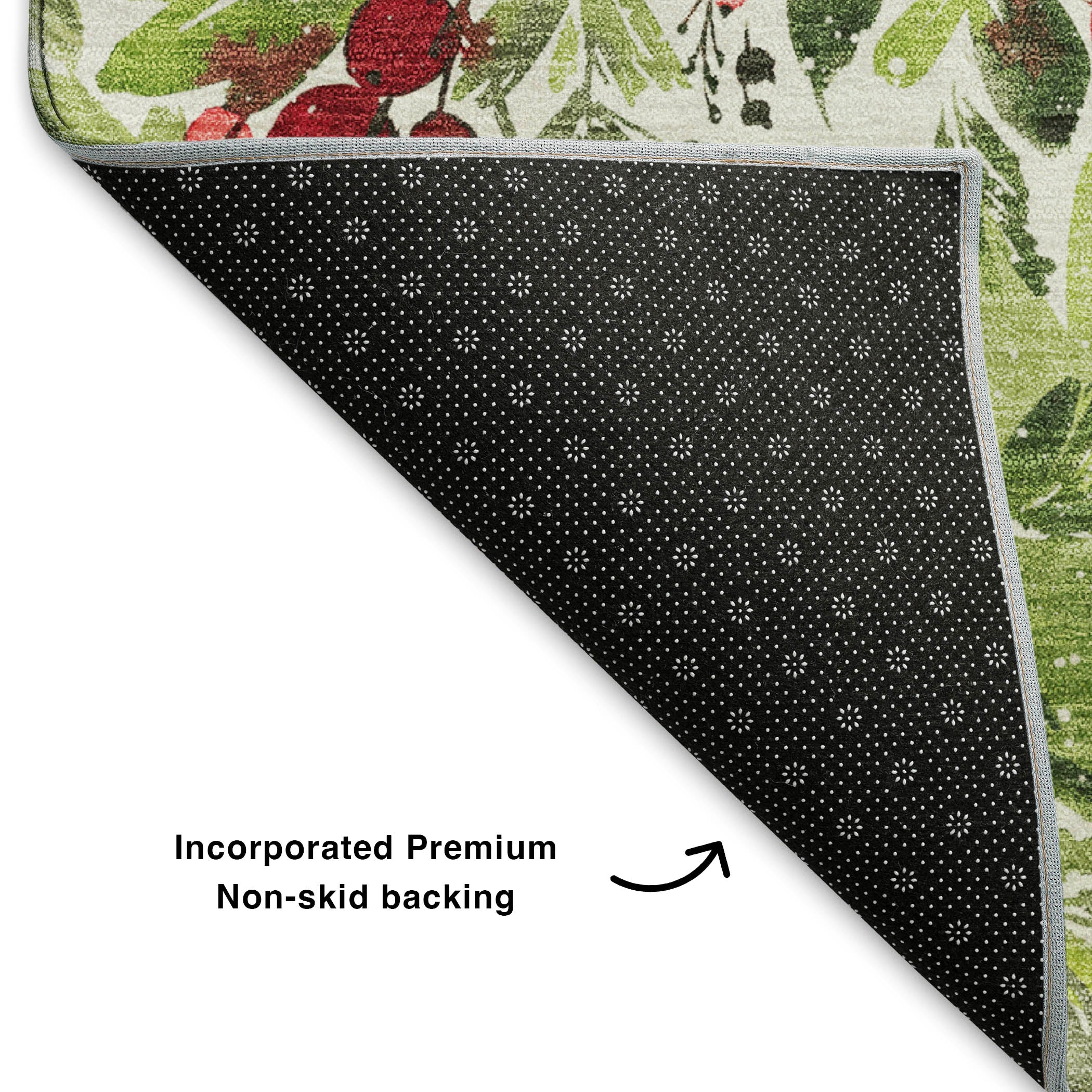 Florence Machine Washable Transitional Aloe Green Rug 1'8" x 2'6" #shape_Rectangle
