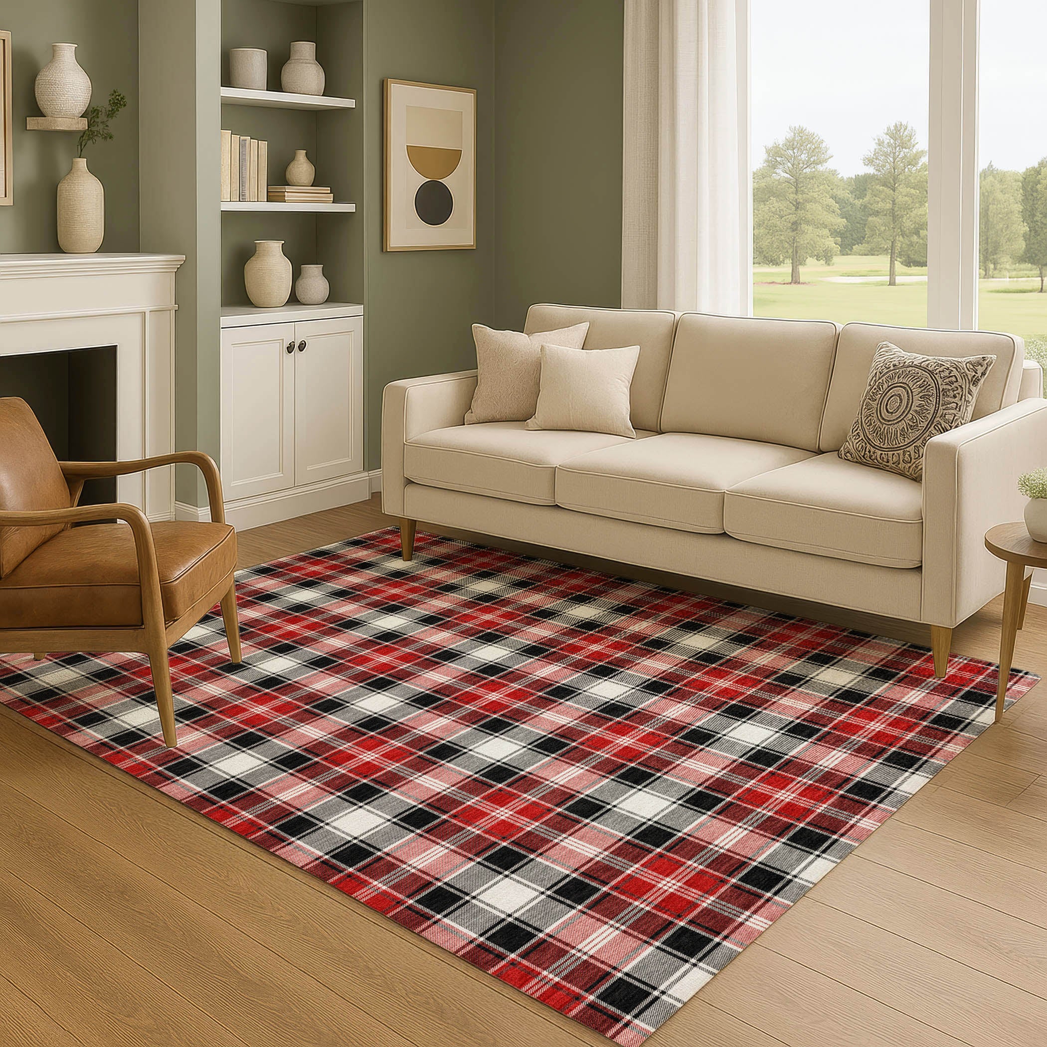 Bogota Machine Washable Transitional Black Rug 2'6" x 3'10" #shape_Rectangle