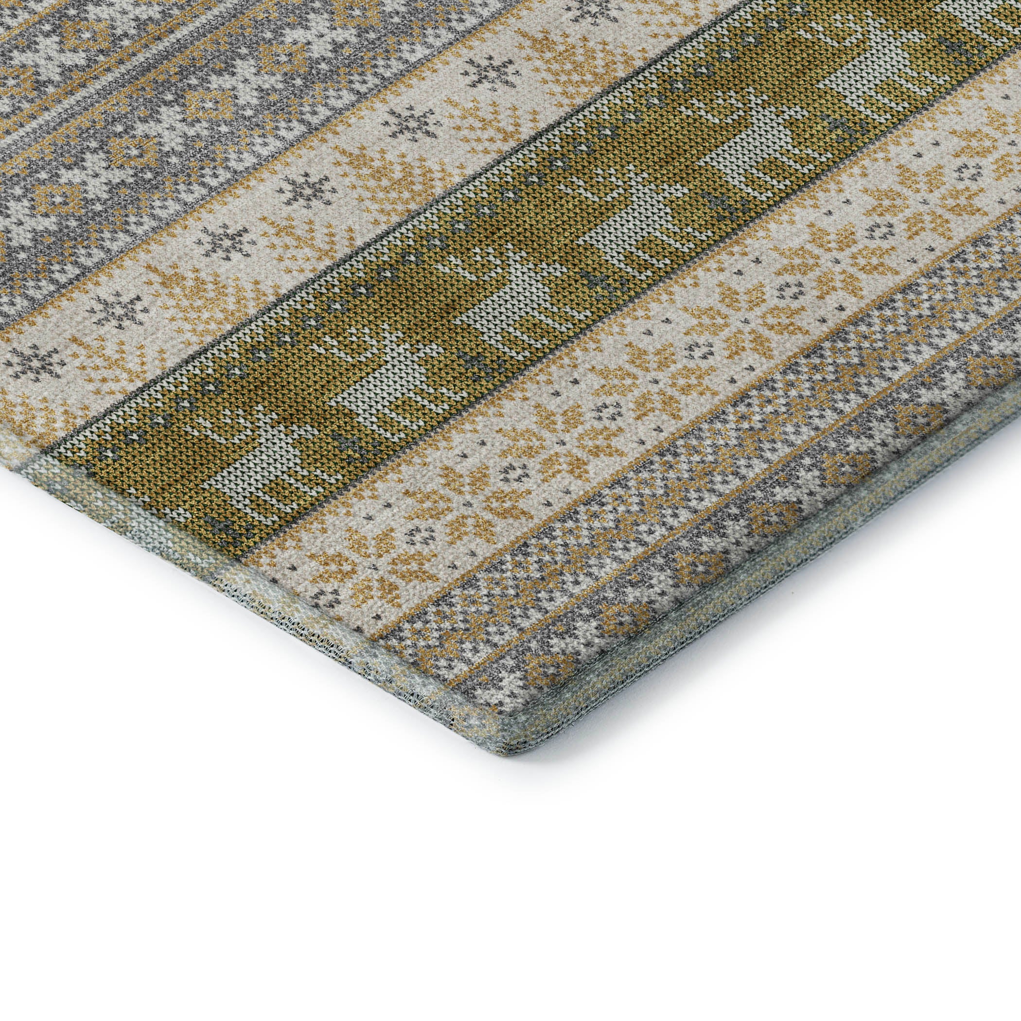 Budapest Machine Washable Transitional Gray Rug 1'8" x 2'6" #shape_Rectangle