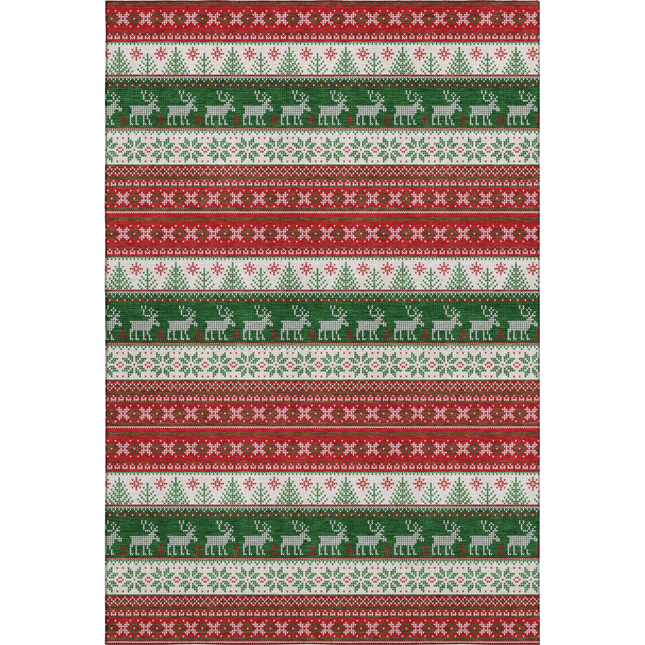 Budapest Machine Washable Transitional Red Rug 2'6" x 3'10" #shape_Rectangle