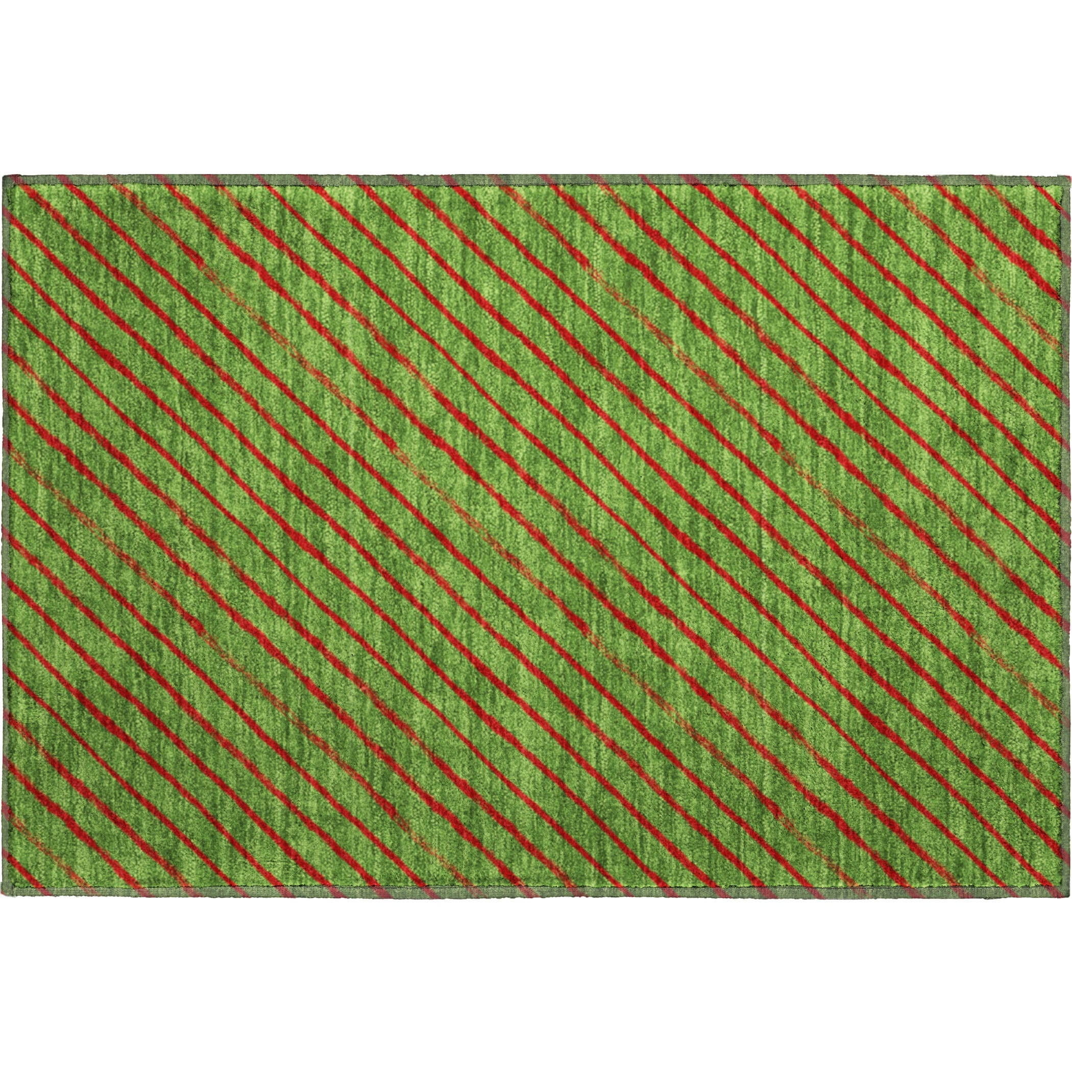 Reykjavik Machine Washable Transitional Fern Green Rug 1'8" x 2'6" #shape_Rectangle