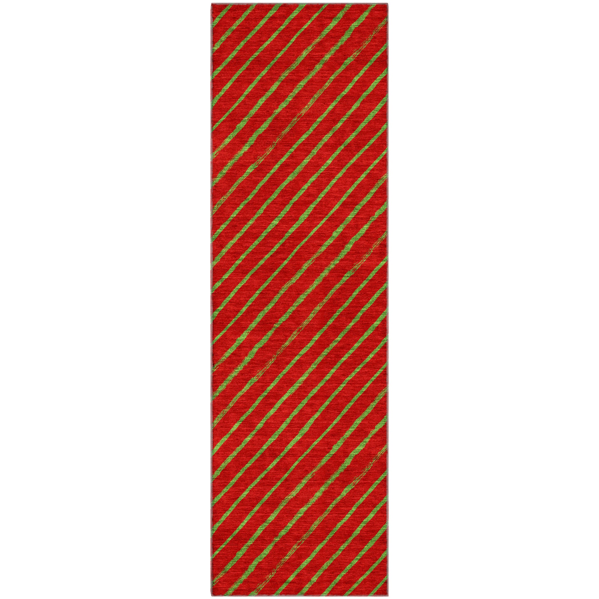 Reykjavik Machine Washable Transitional Merlot Red Rug 2'3" x 7'6" #shape_Runner