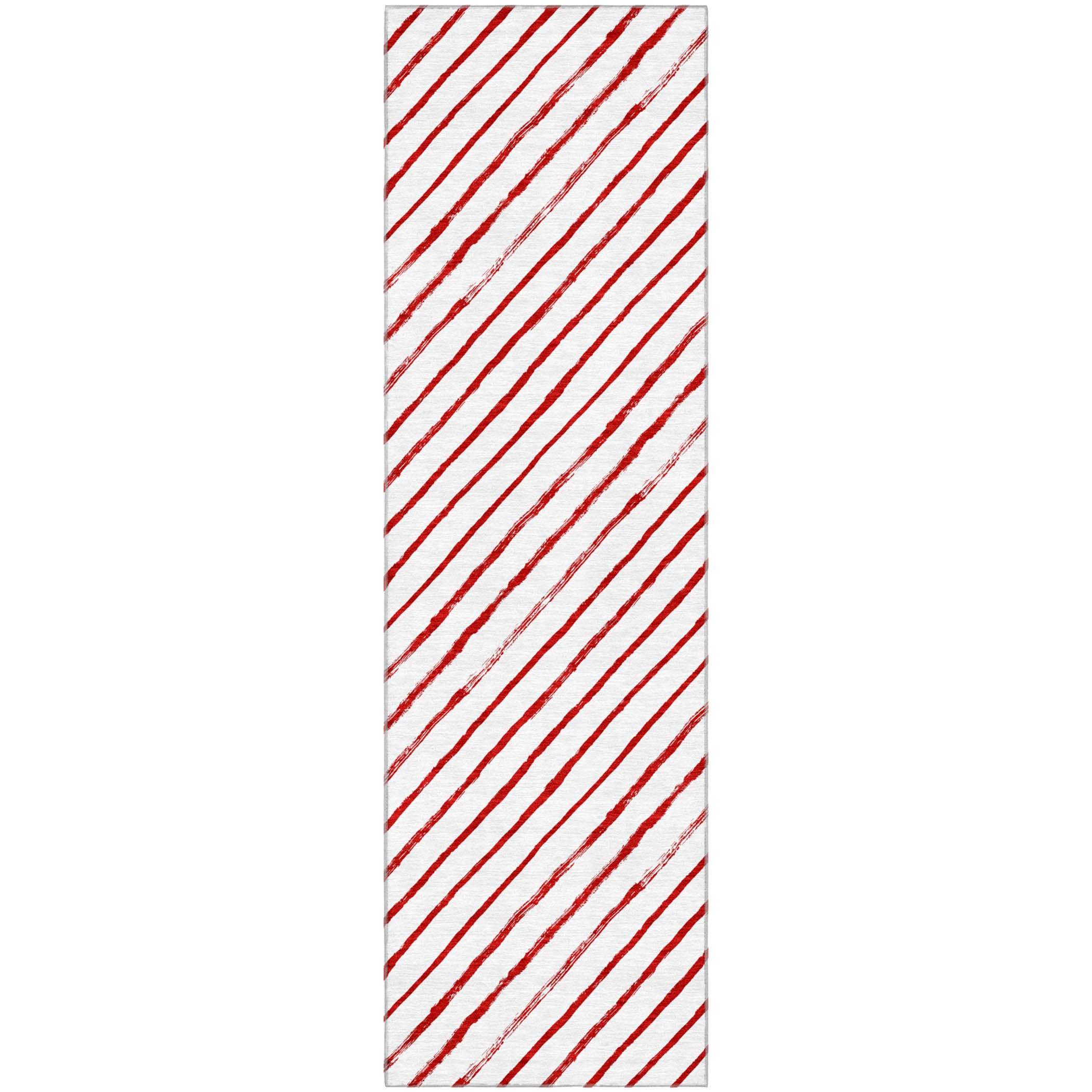 Reykjavik Machine Washable Transitional Red Rug 2'3" x 7'6" #shape_Runner