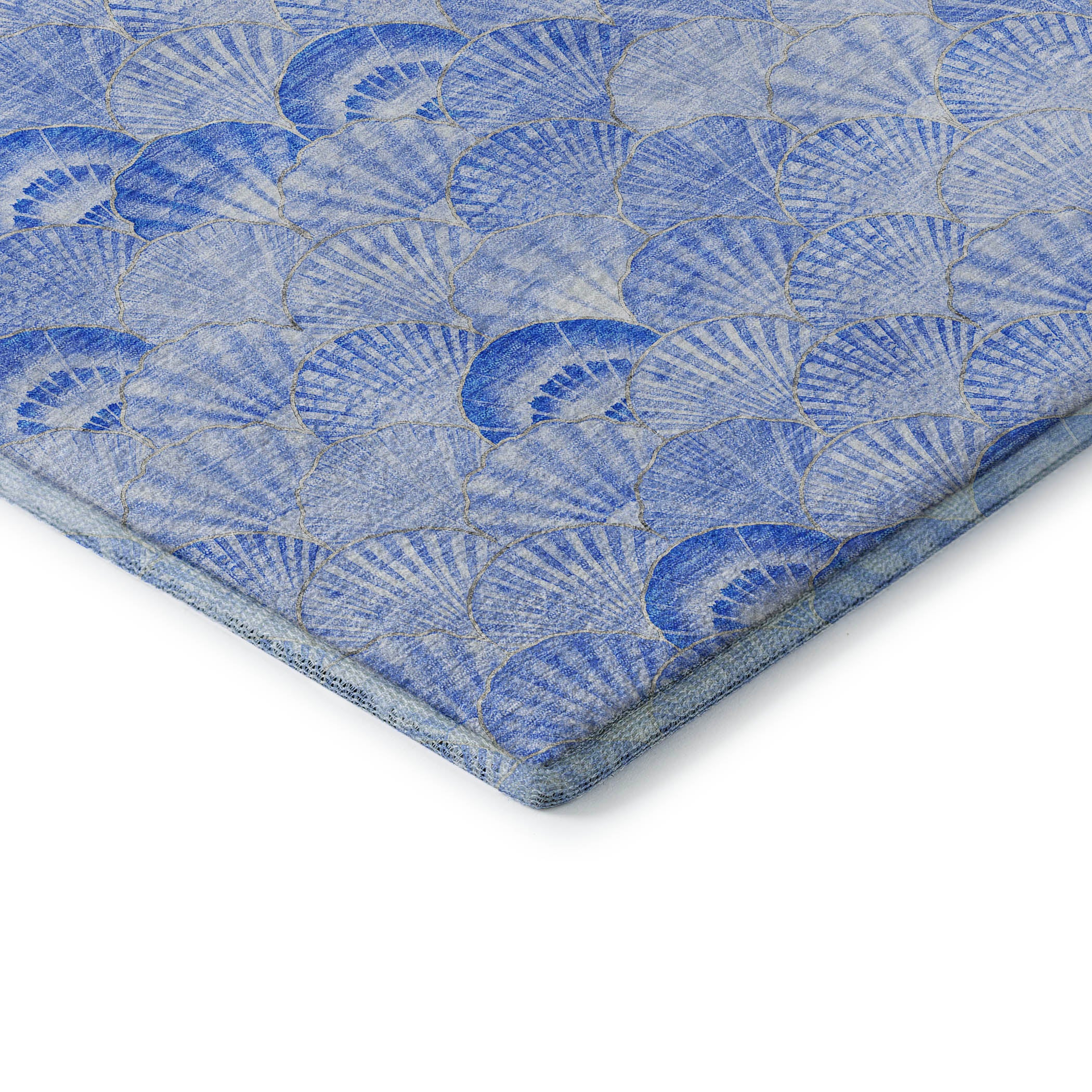Bruges Machine Washable Coastal Blue Rug 1'8" x 2'6" #shape_Rectangle