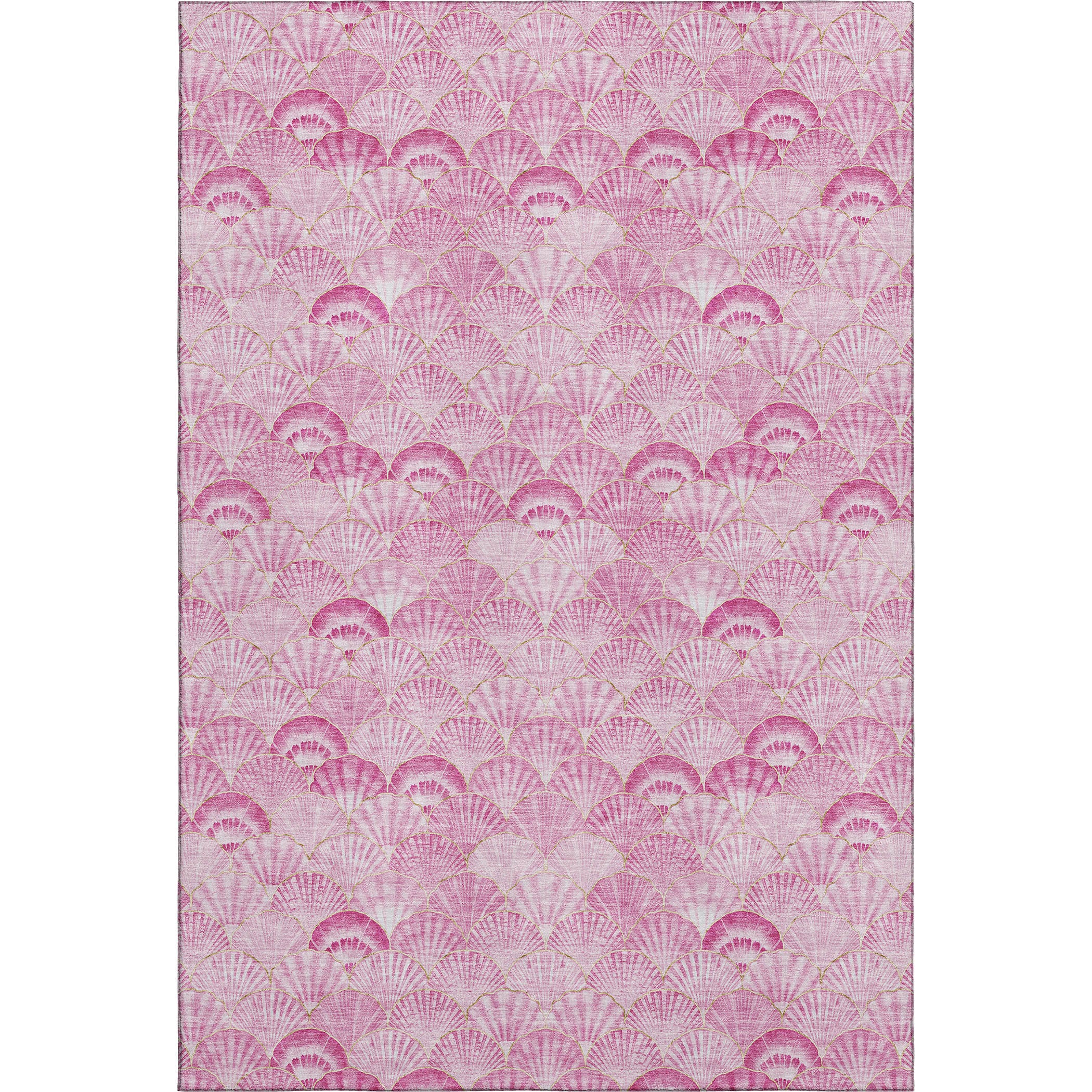 Bruges Machine Washable Coastal Pink Rug 2'6" x 3'10" #shape_Rectangle