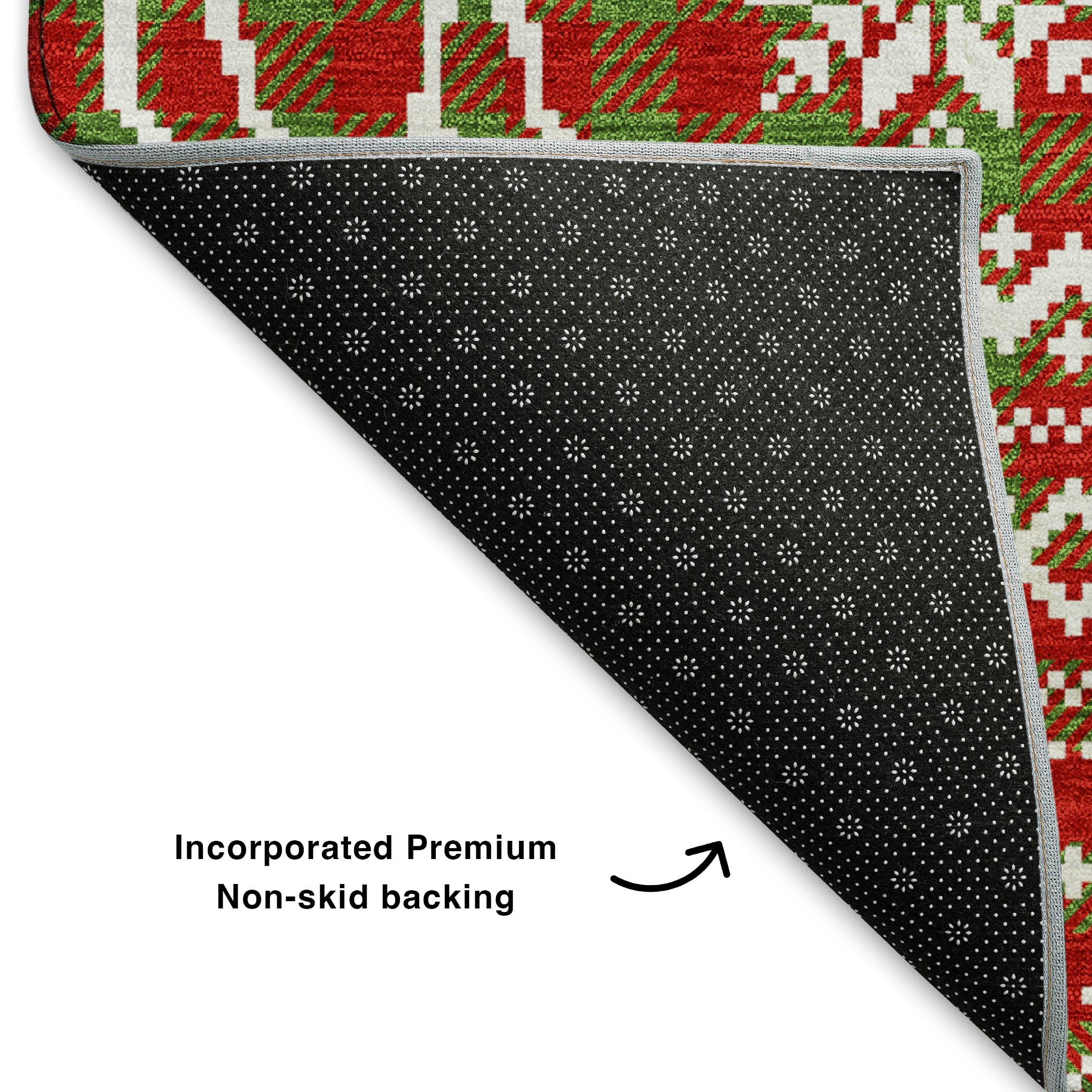 Baku Machine Washable Transitional Fern Green Rug 1'8" x 2'6" #shape_Rectangle