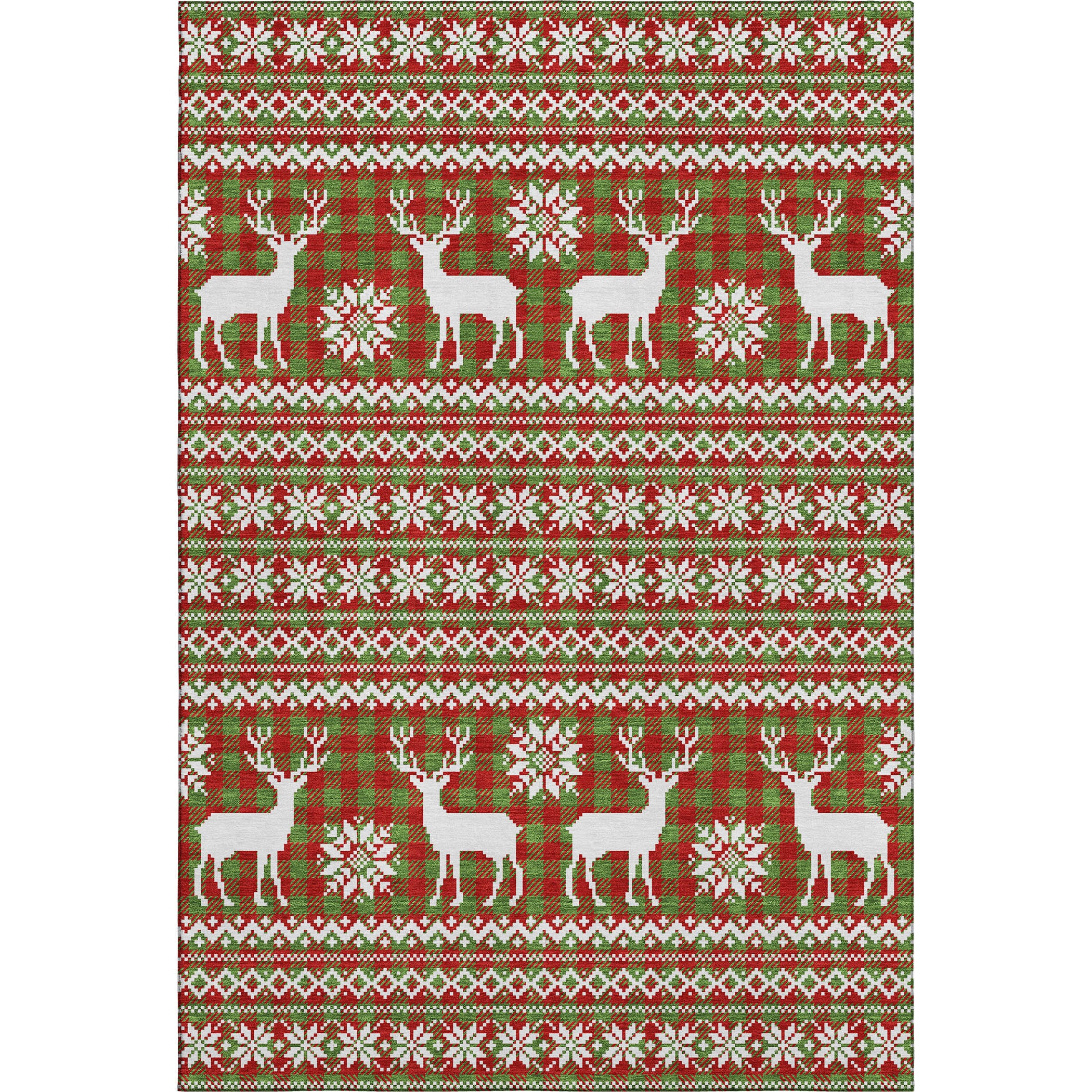 Baku Machine Washable Transitional Fern Green Rug 2'6" x 3'10" #shape_Rectangle