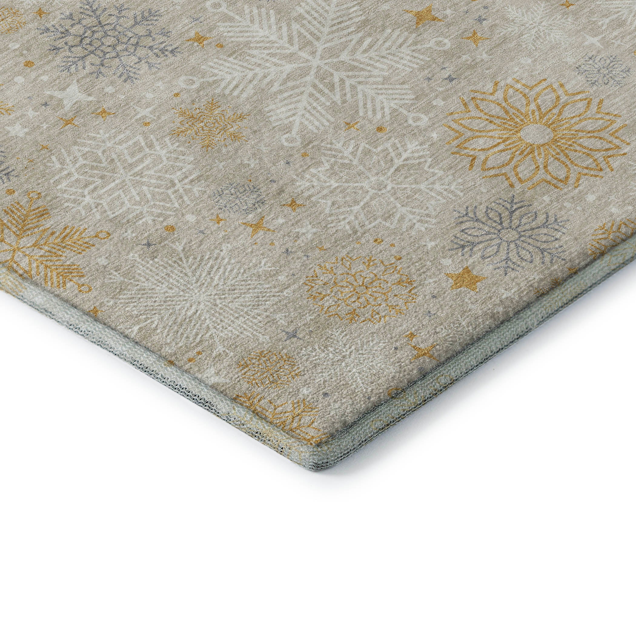 Reykjavik Machine Washable Transitional Beige Brown Rug 1'8" x 2'6" #shape_Rectangle