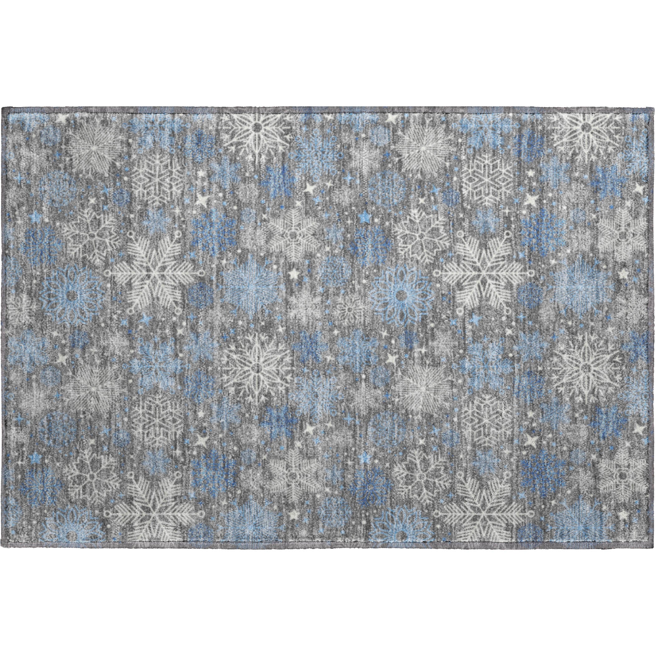 Reykjavik Machine Washable Transitional Gray Rug 1'8" x 2'6" #shape_Rectangle