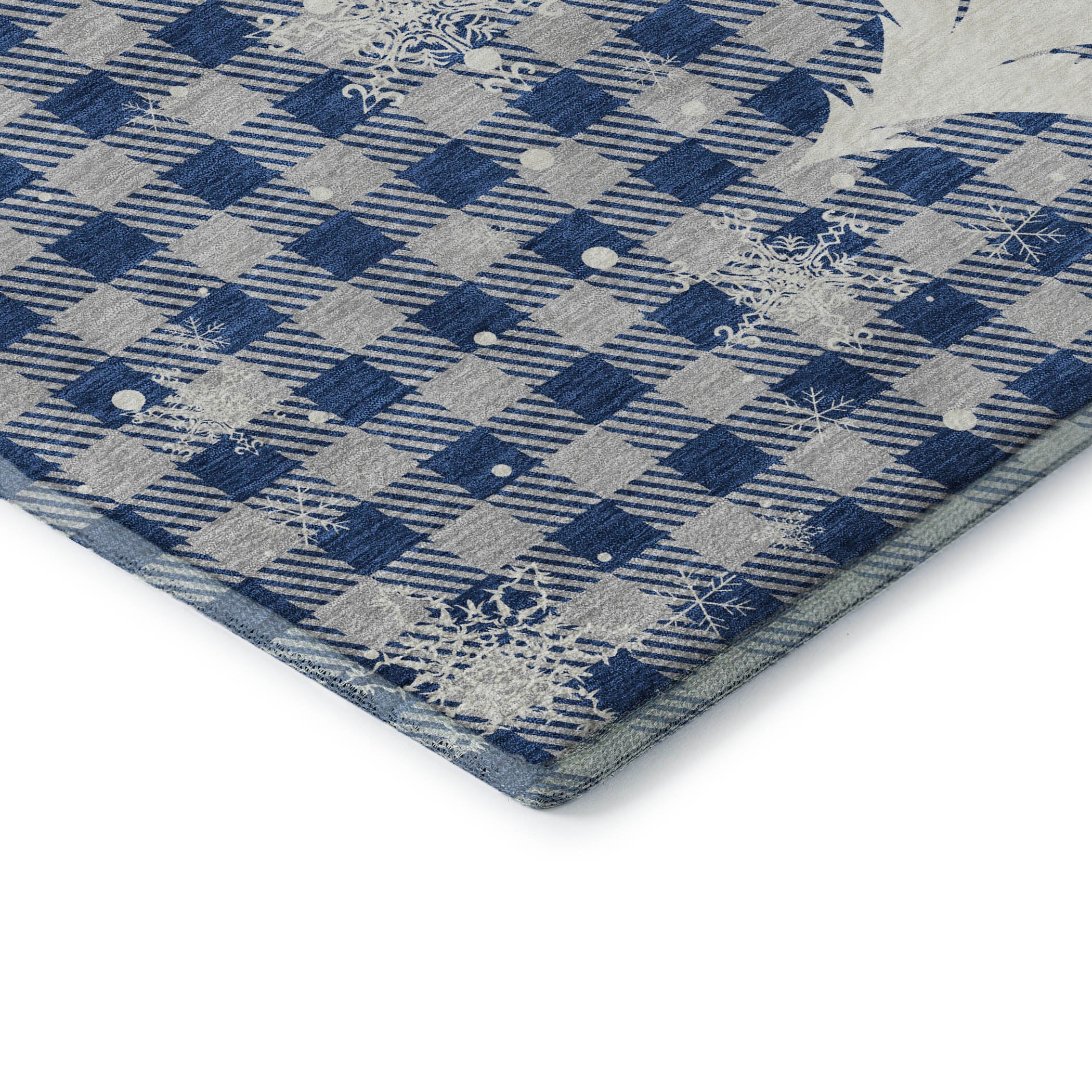 Budapest Machine Washable Transitional Blue Rug 1'8" x 2'6" #shape_Rectangle