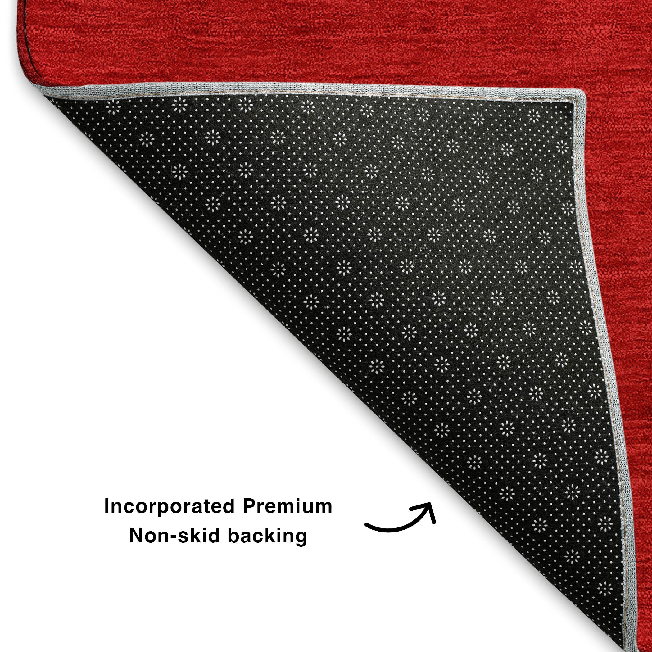Oaxaca Machine Washable Transitional Red Rug 1'8" x 2'6" #shape_Rectangle