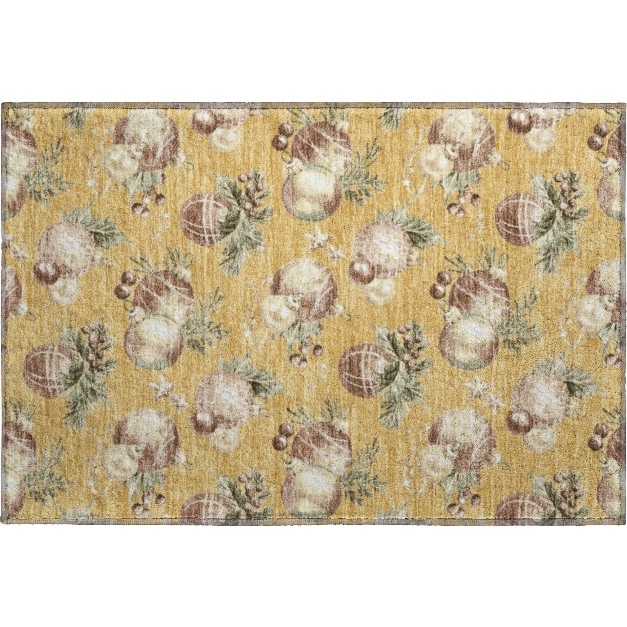 Athens Machine Washable Transitional Gold Rug 1'8" x 2'6" #shape_Rectangle