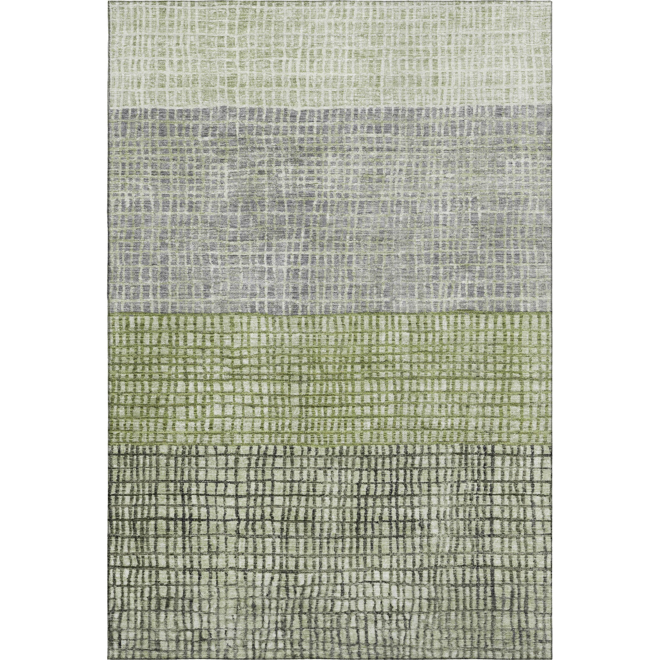 Seville Machine Washable Transitional Aloe Green Rug 2'6" x 3'10" #shape_Rectangle