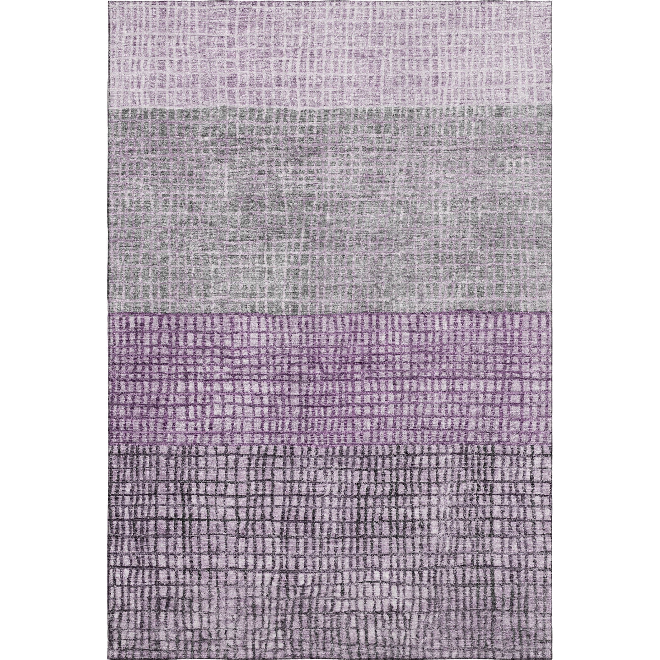 Seville Machine Washable Transitional Plum Purple Rug 2'6" x 3'10" #shape_Rectangle