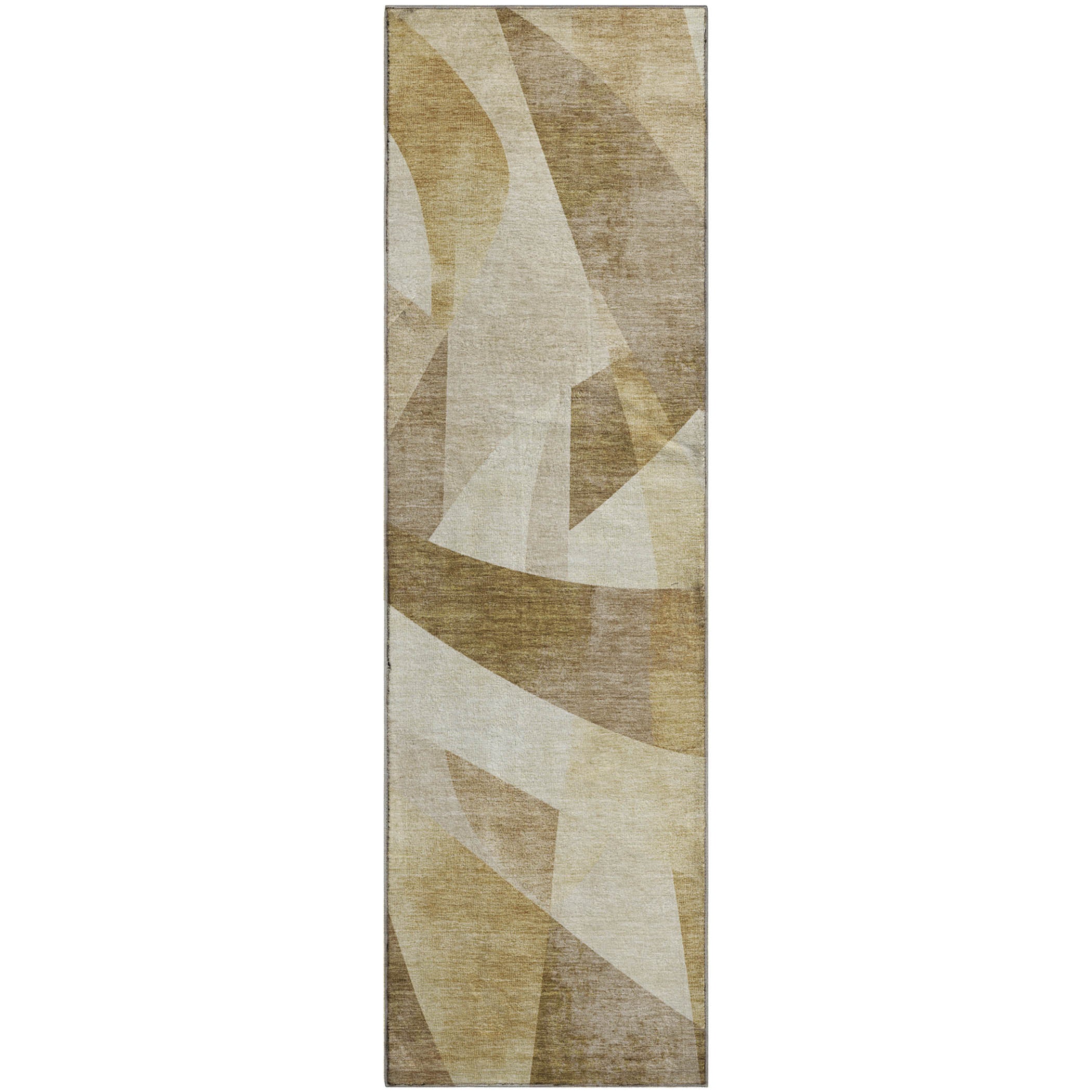 Chiang Mai Machine Washable Transitional Brown Rug 2'3" x 7'6" #shape_Runner