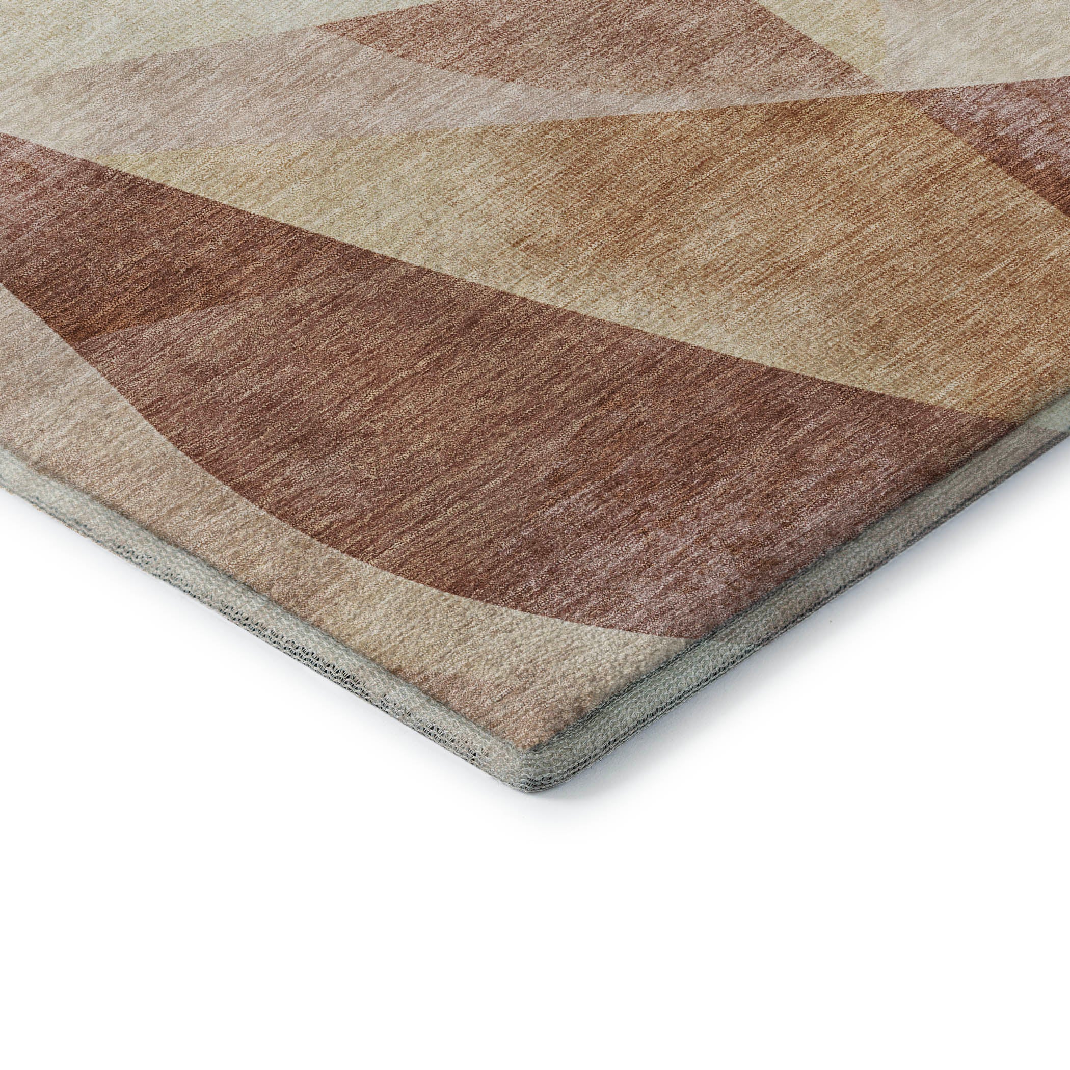 Chiang Mai Machine Washable Transitional Paprika Orange Rug 1'8" x 2'6" #shape_Rectangle