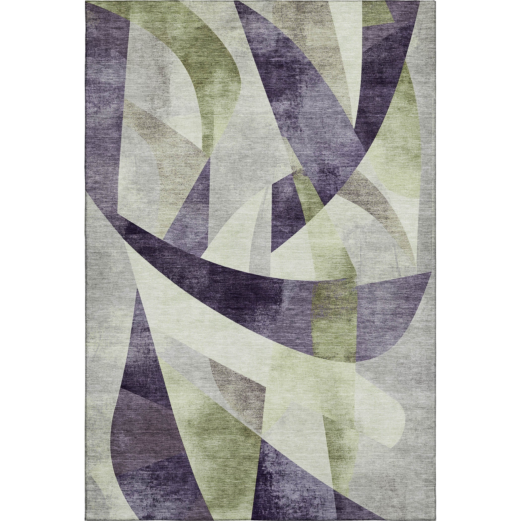 Chiang Mai Machine Washable Transitional Purple Rug 2'6" x 3'10" #shape_Rectangle