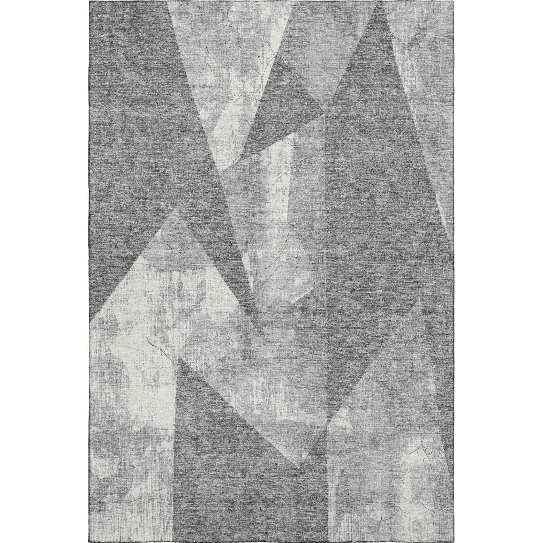 Bergen Machine Washable Transitional Gray Rug 2'6" x 3'10" #shape_Rectangle