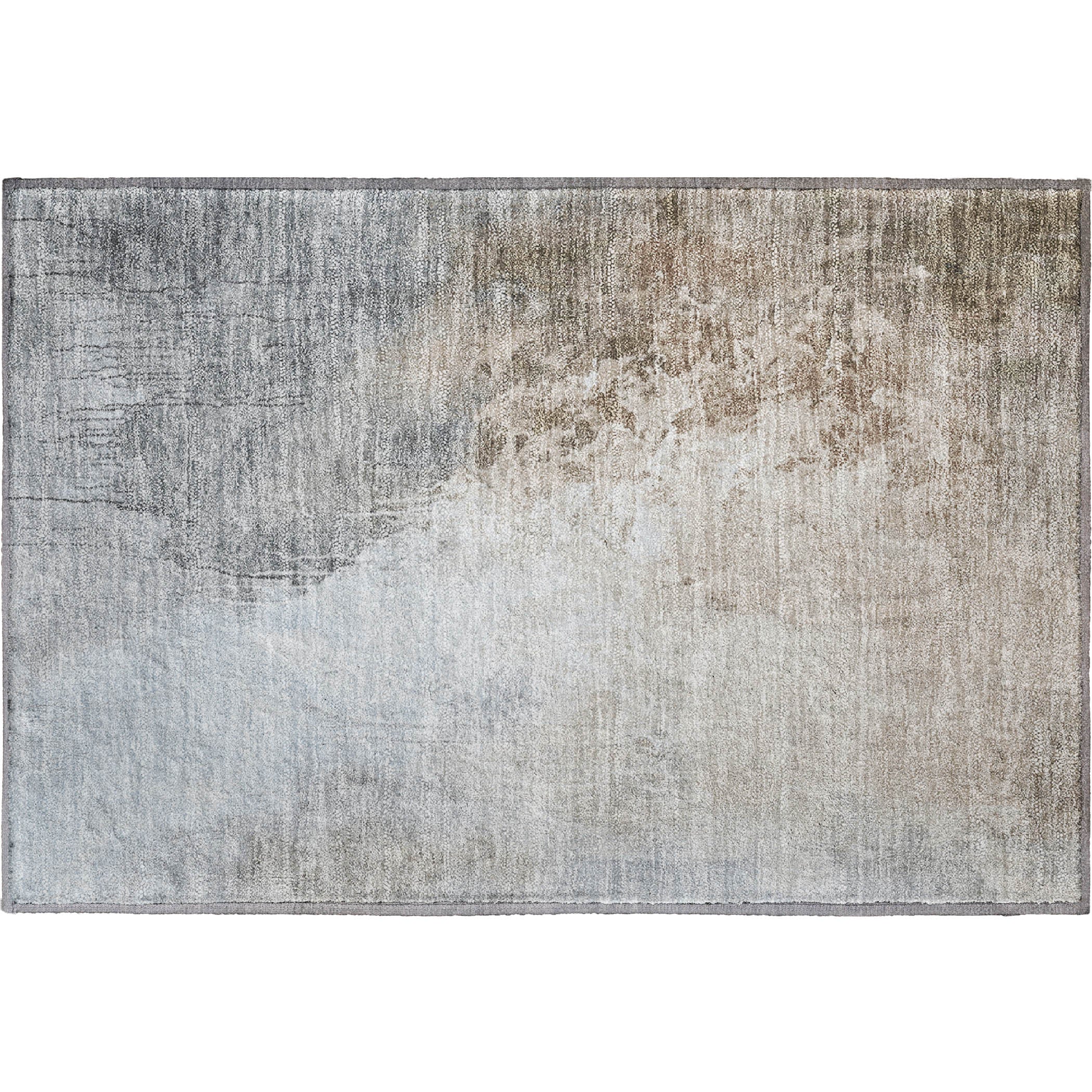 Sintra Machine Washable Transitional Beige Brown Rug 1'8" x 2'6" #shape_Rectangle