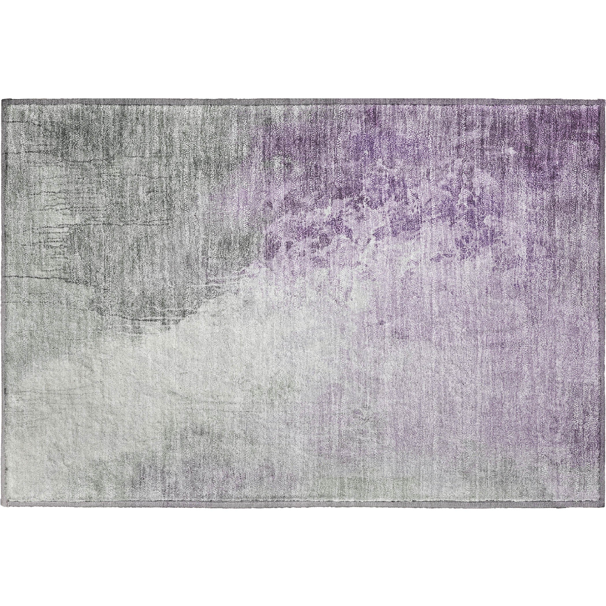 Sintra Machine Washable Transitional Lavender Purple Rug 1'8" x 2'6" #shape_Rectangle