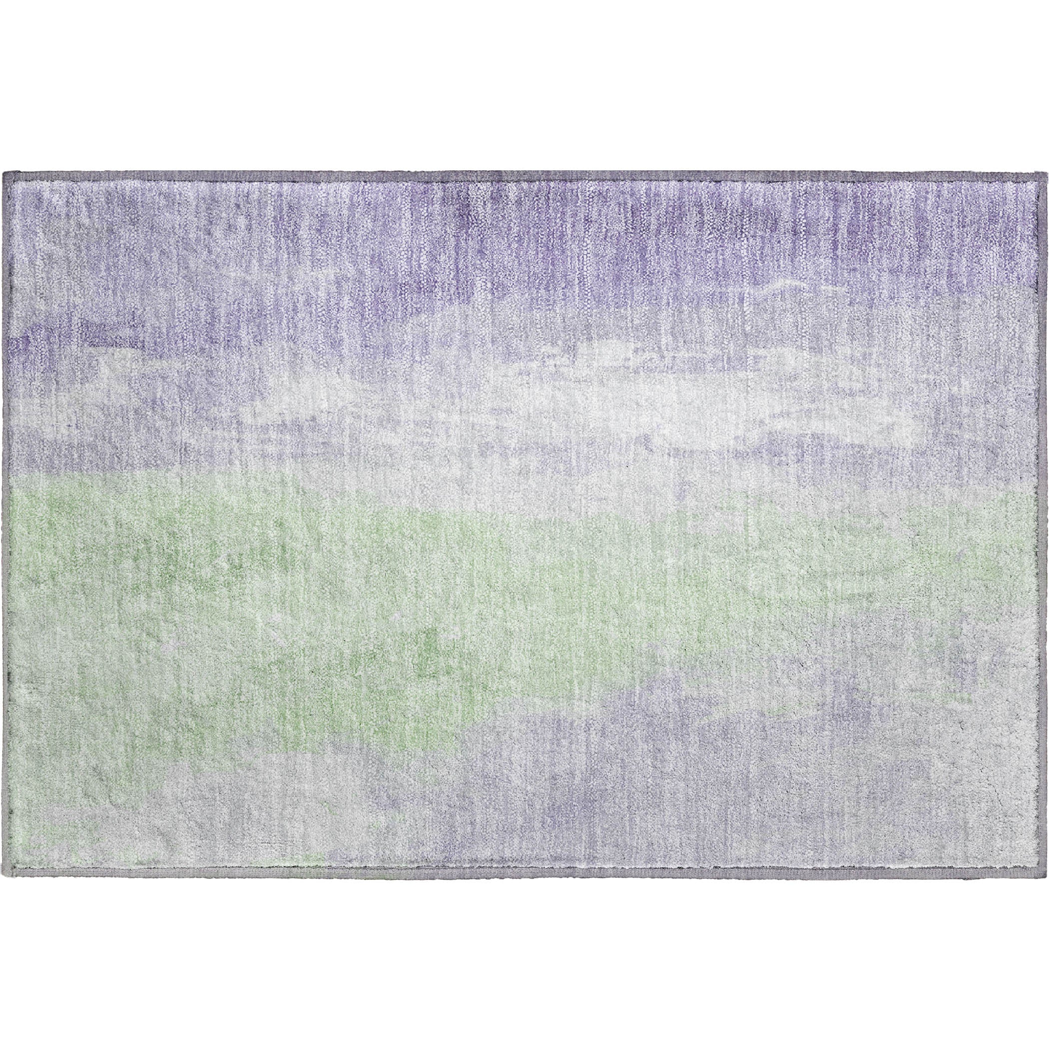 Sarajevo Machine Washable Transitional Lavender Purple Rug 1'8" x 2'6" #shape_Rectangle