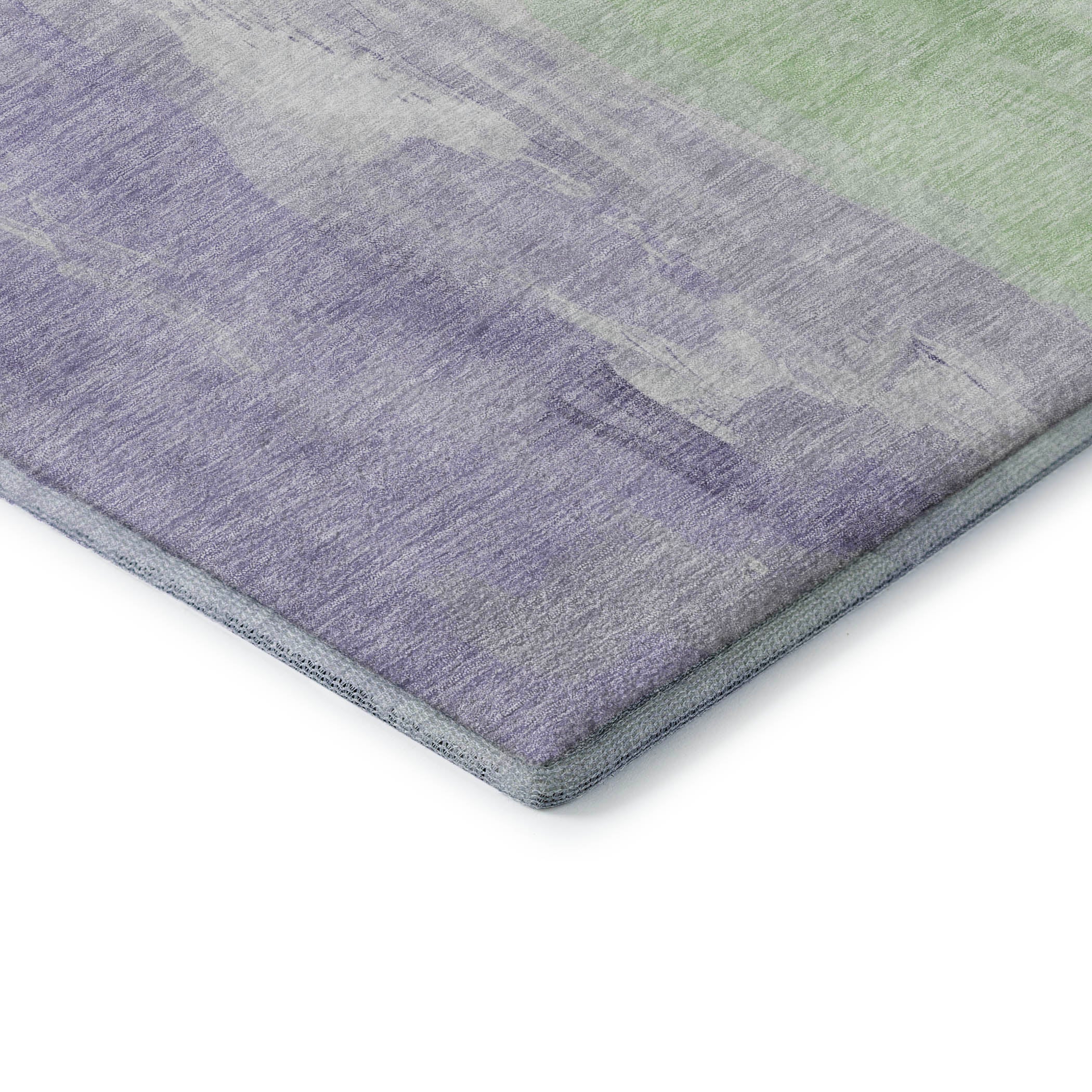 Sarajevo Machine Washable Transitional Lavender Purple Rug 1'8" x 2'6" #shape_Rectangle