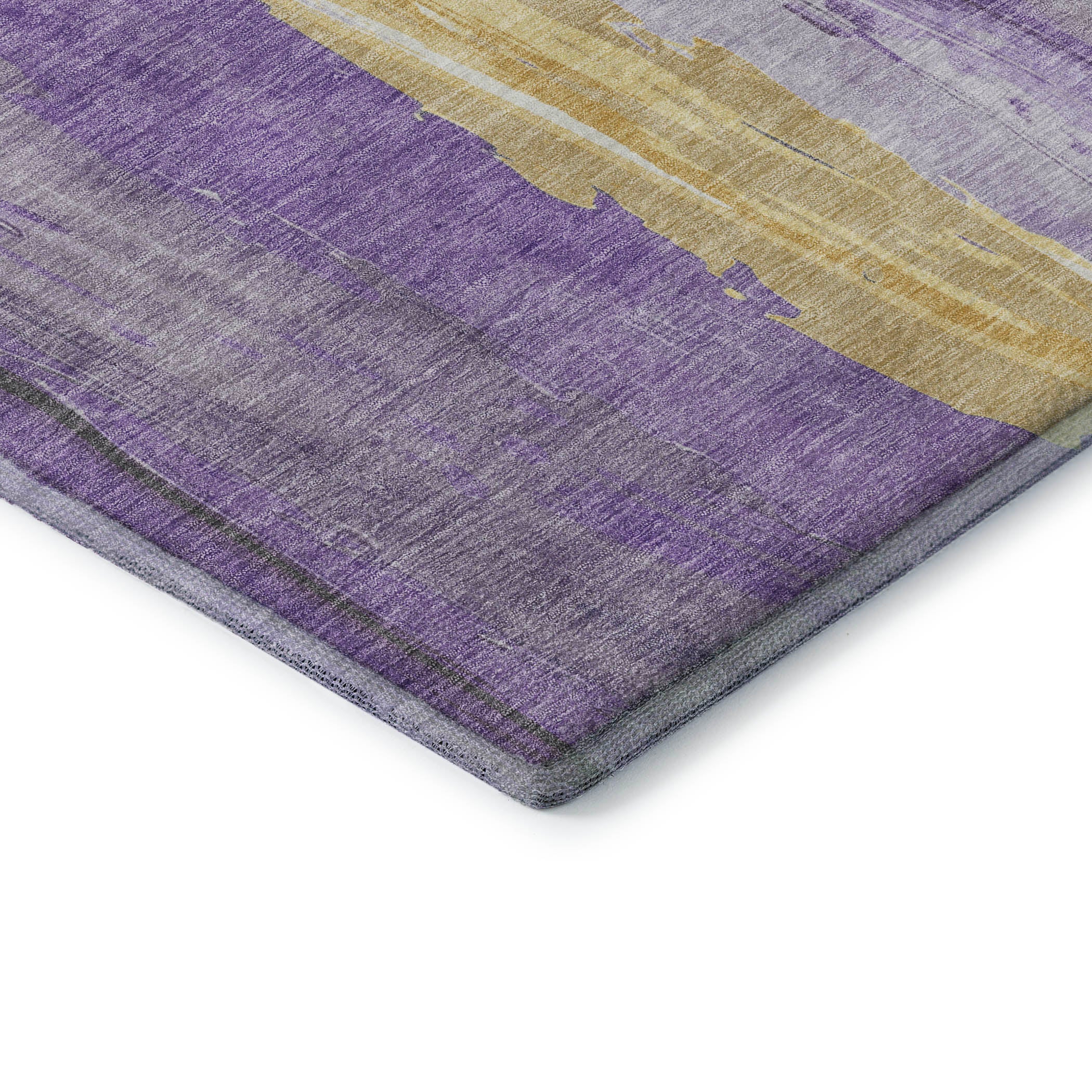 Chiang Mai Machine Washable Transitional Purple Rug 1'8" x 2'6" #shape_Rectangle