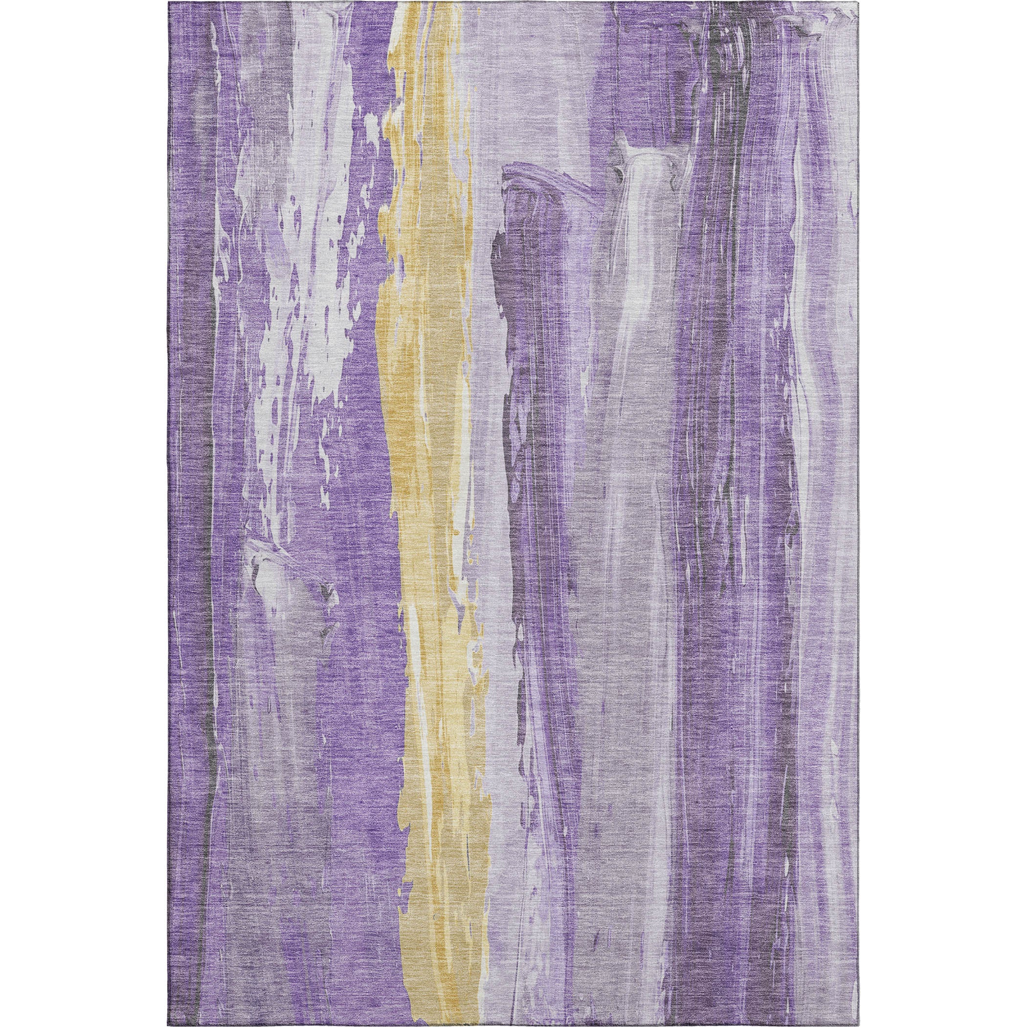Chiang Mai Machine Washable Transitional Purple Rug 2'6" x 3'10" #shape_Rectangle