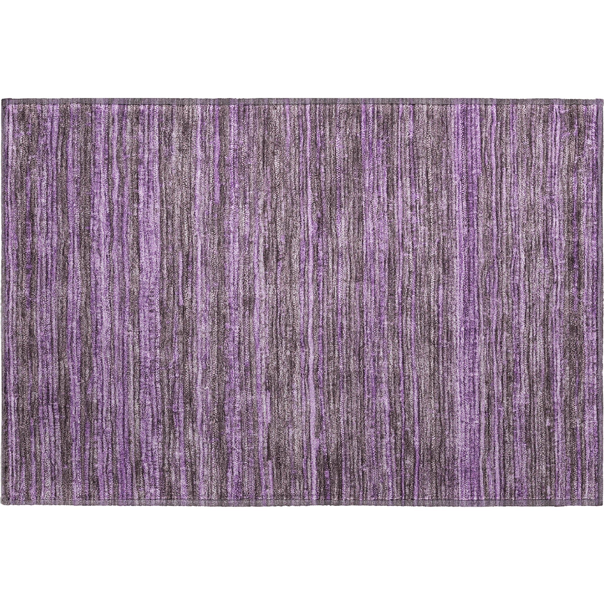 Kathmandu Machine Washable Transitional Purple Rug 1'8" x 2'6" #shape_Rectangle