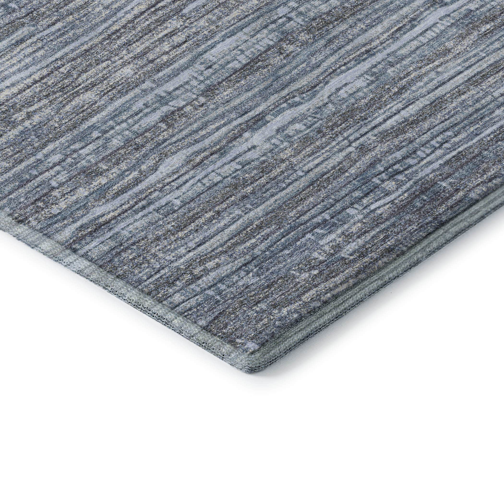 Kathmandu Machine Washable Transitional Sky Blue Rug 1'8" x 2'6" #shape_Rectangle