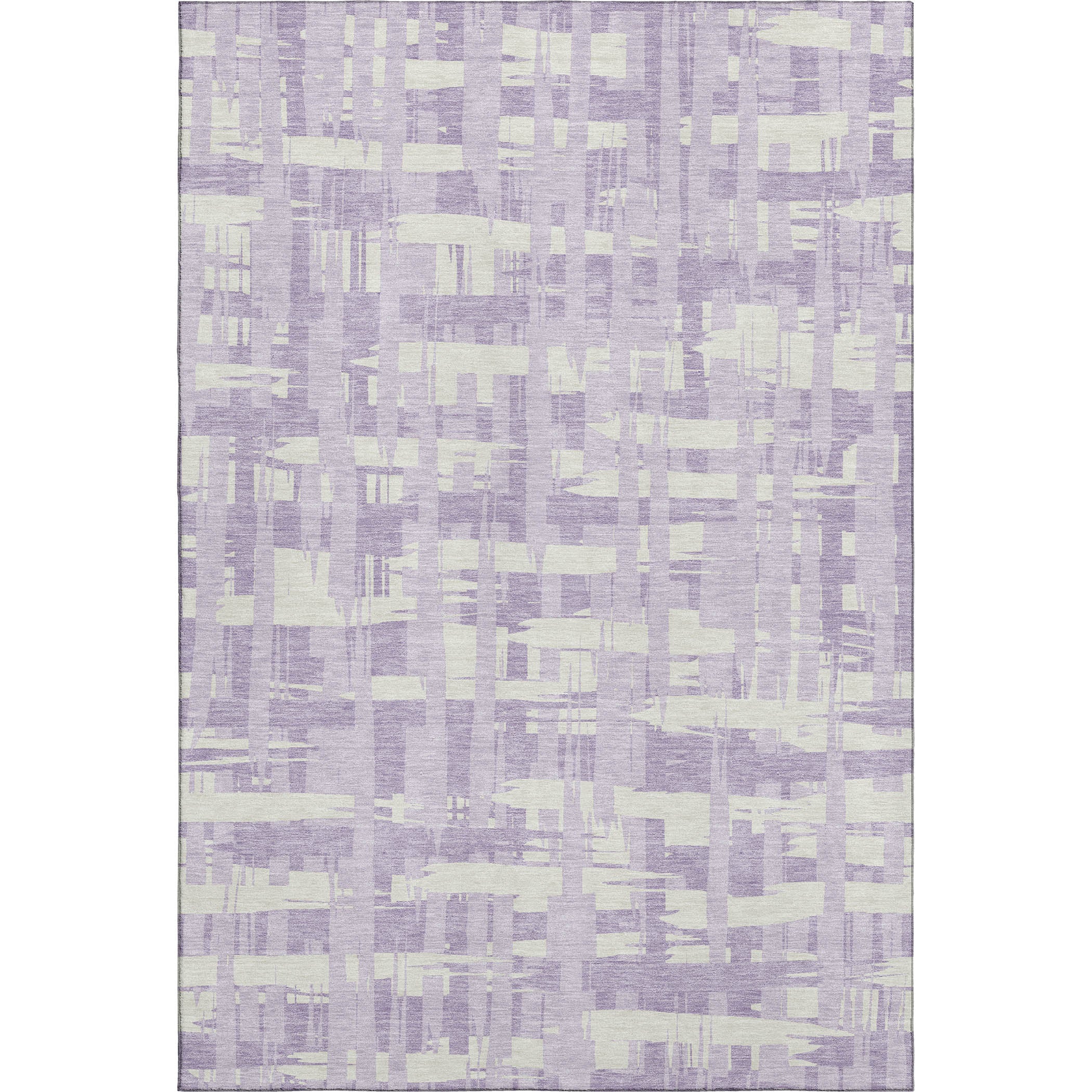 Seoul Machine Washable Transitional Lavender Purple Rug 2'6" x 3'10" #shape_Rectangle