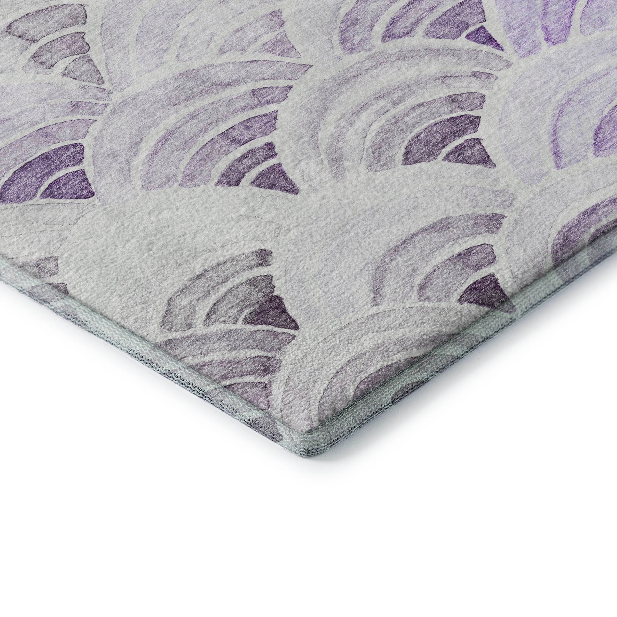 Athens Machine Washable Coastal Purple Rug 1'8" x 2'6" #shape_Rectangle