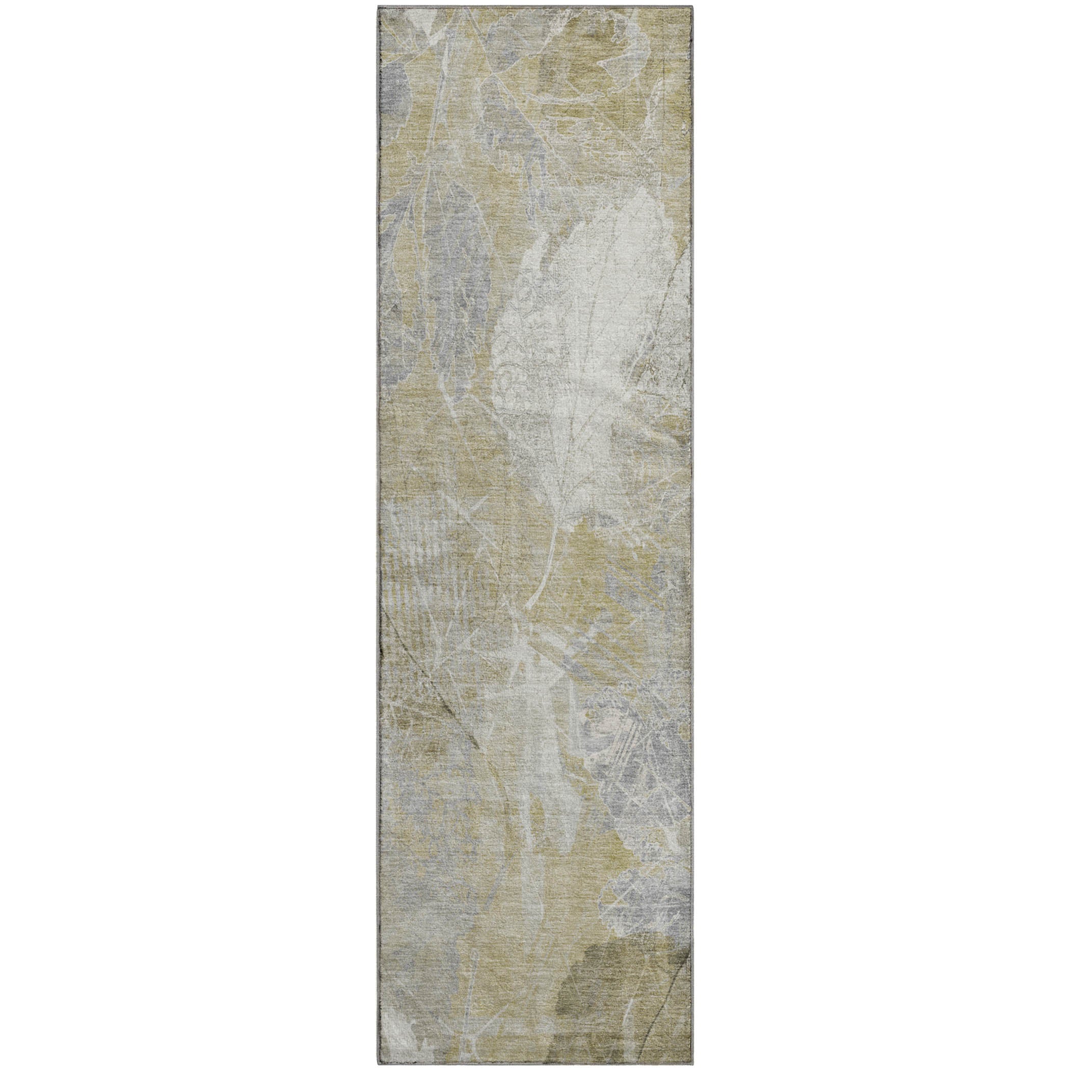 Sarajevo Machine Washable Transitional Beige Brown Rug 2'3" x 7'6" #shape_Runner