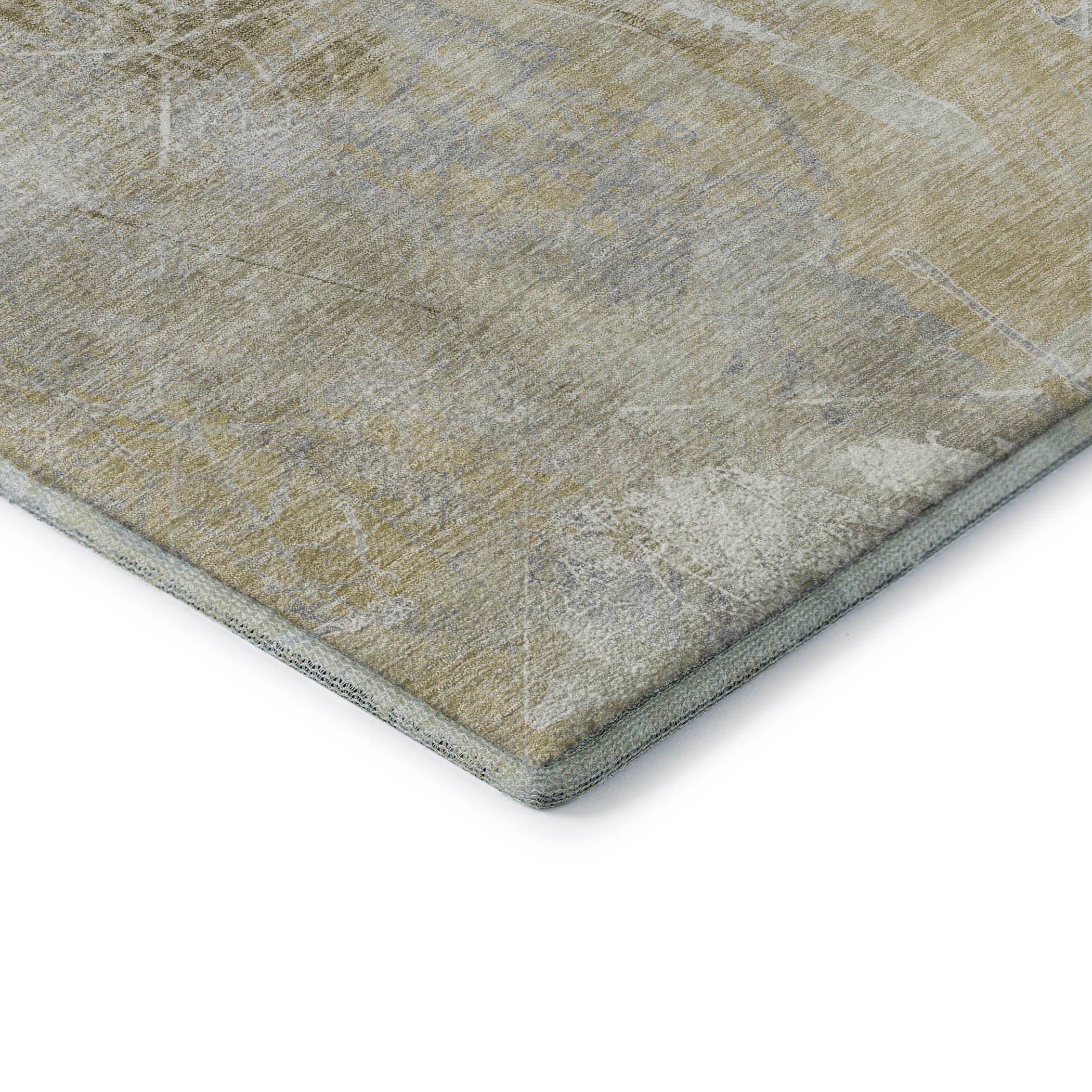 Sarajevo Machine Washable Transitional Beige Brown Rug 1'8" x 2'6" #shape_Rectangle